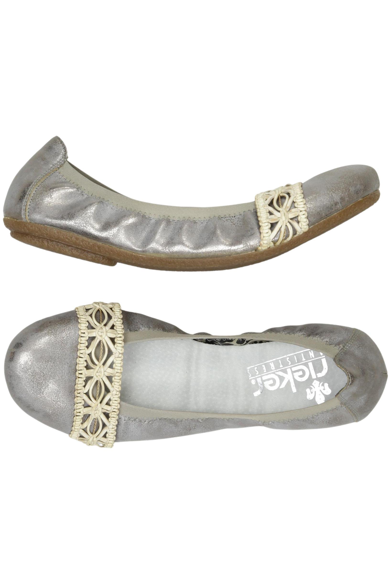 

Rieker Damen Ballerinas, grau, Gr. 38