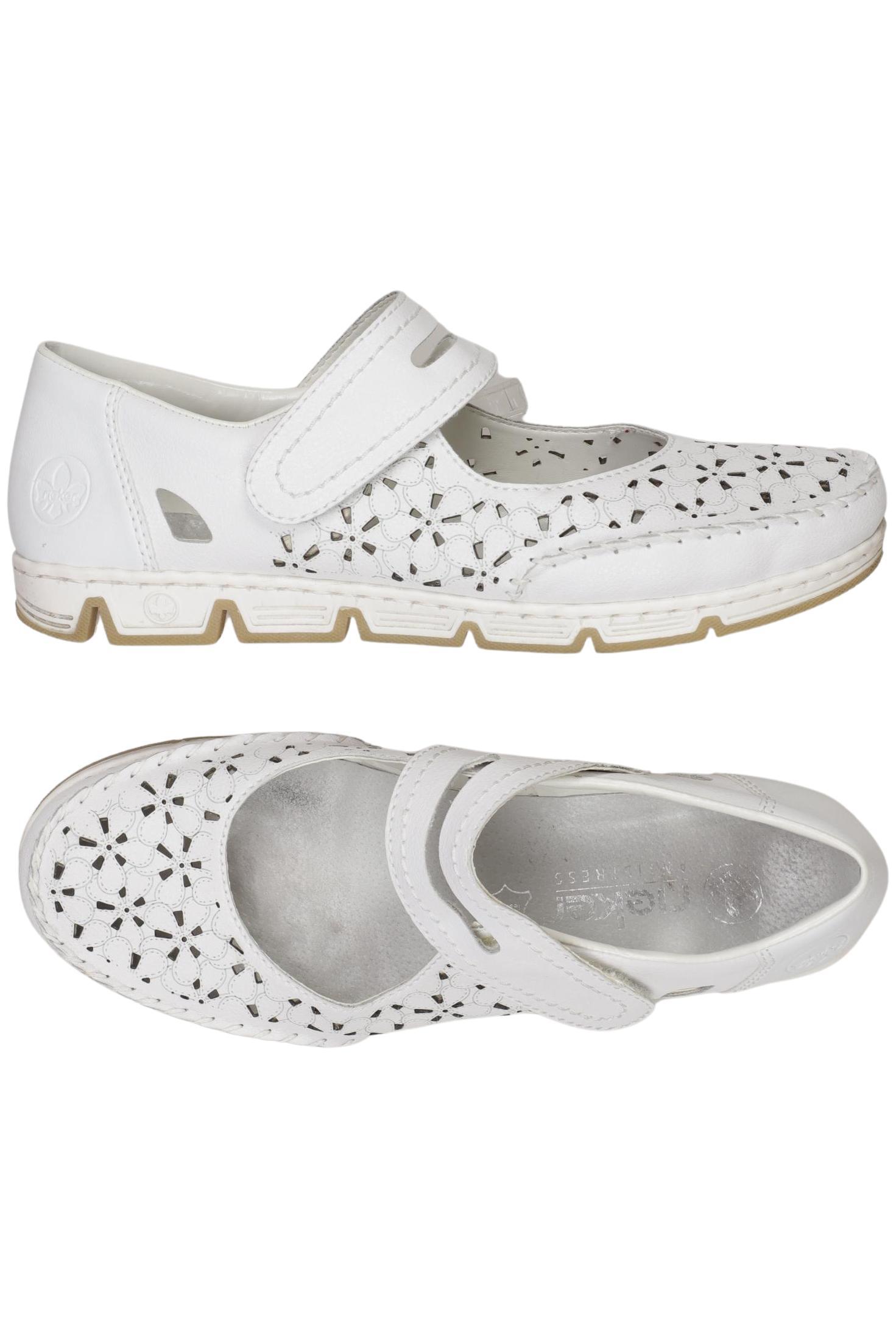 

Rieker Damen Ballerinas, weiß, Gr. 40