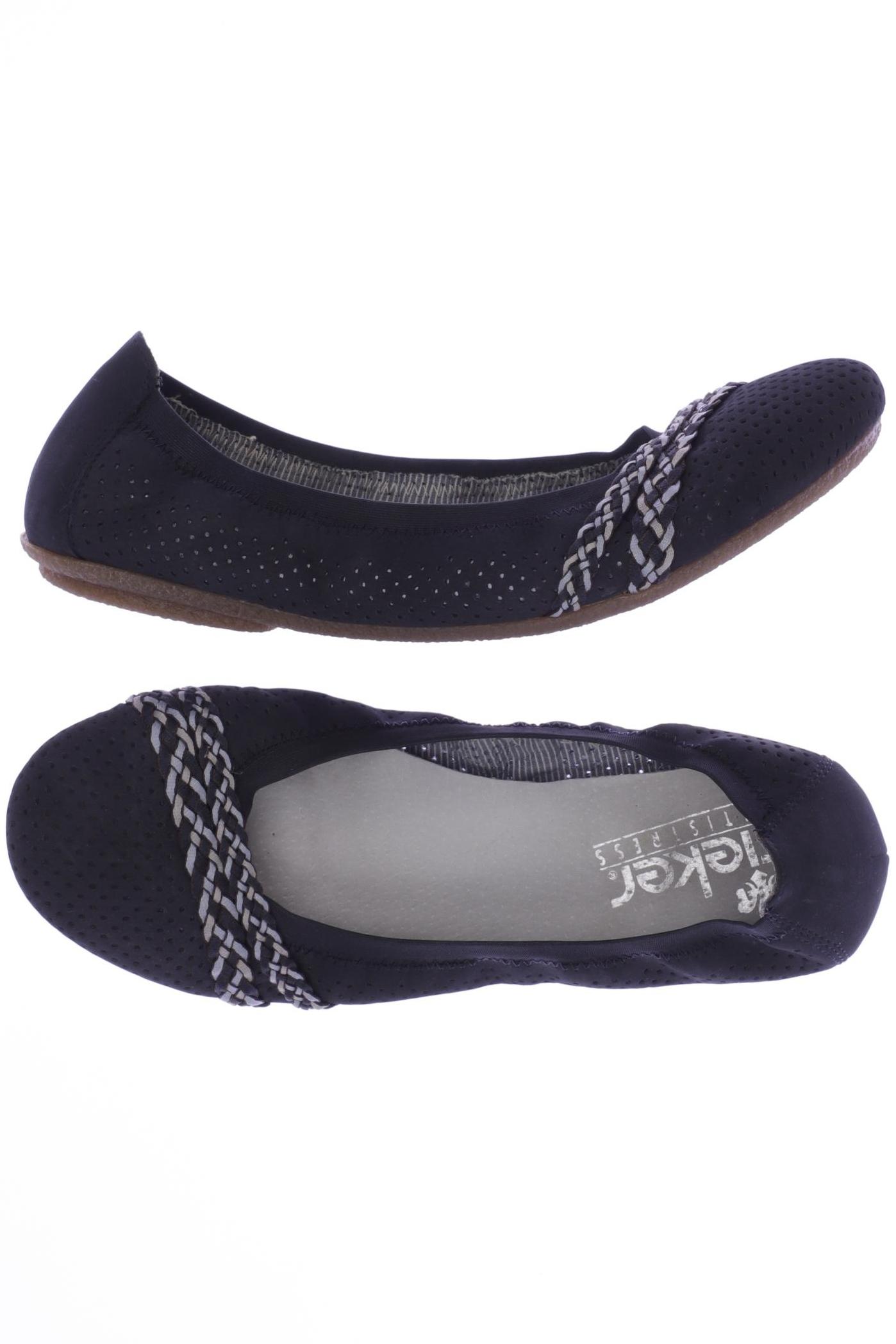 

Rieker Damen Ballerinas, marineblau, Gr. 40