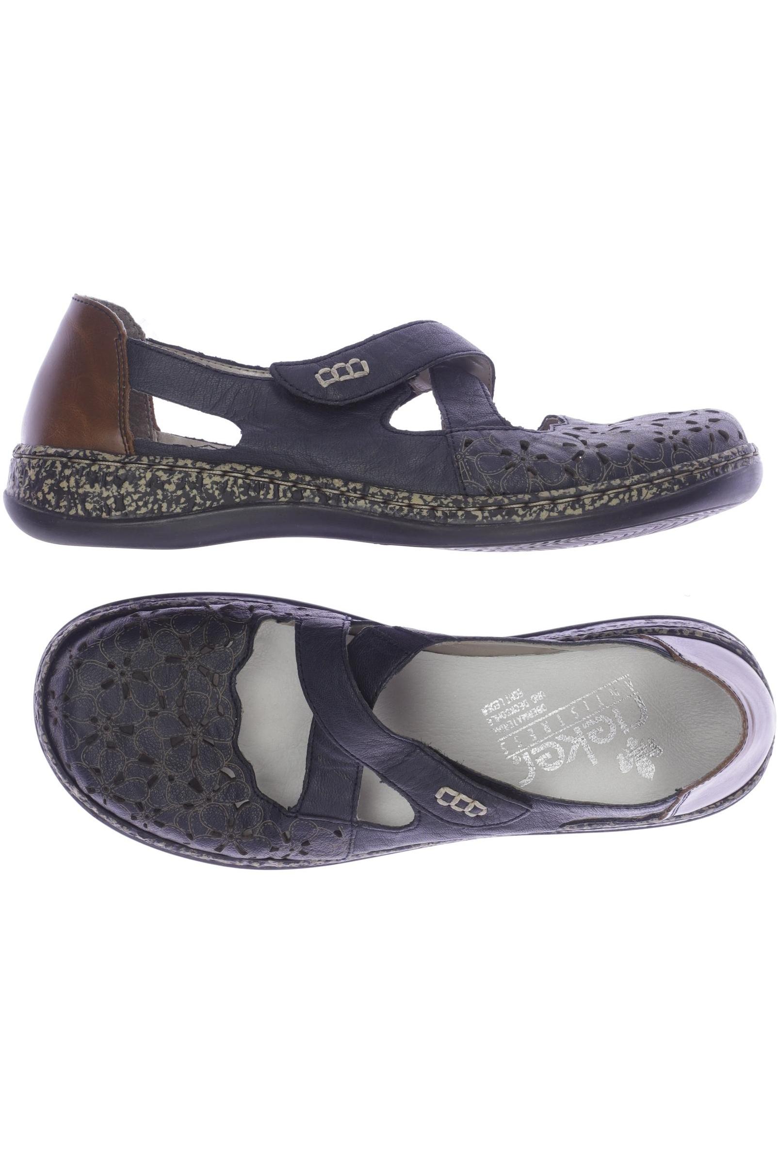 

Rieker Damen Ballerinas, marineblau, Gr. 39