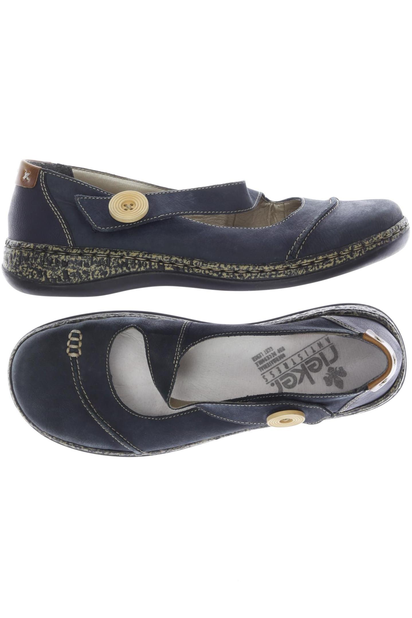 

Rieker Damen Ballerinas, marineblau, Gr. 39