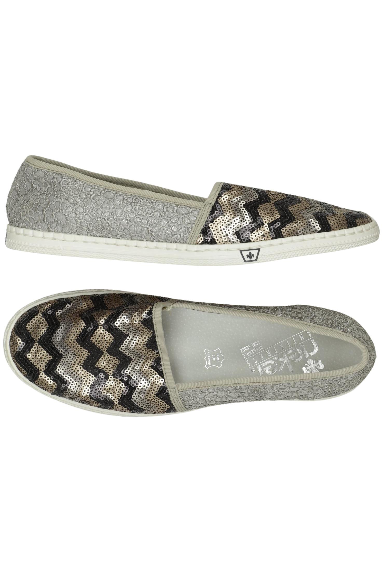 

Rieker Damen Ballerinas, silber, Gr. 39