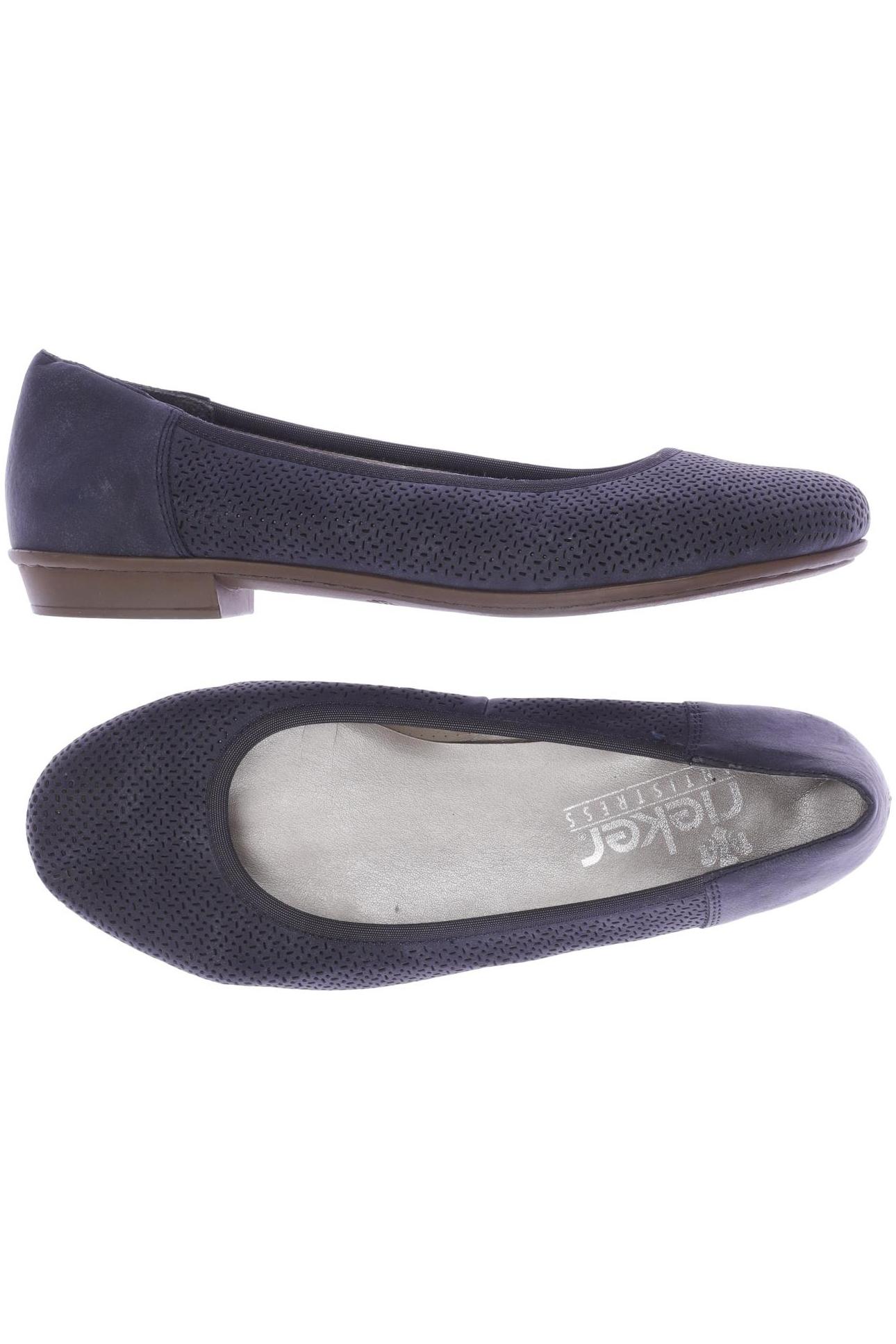 

Rieker Damen Ballerinas, marineblau, Gr. 39