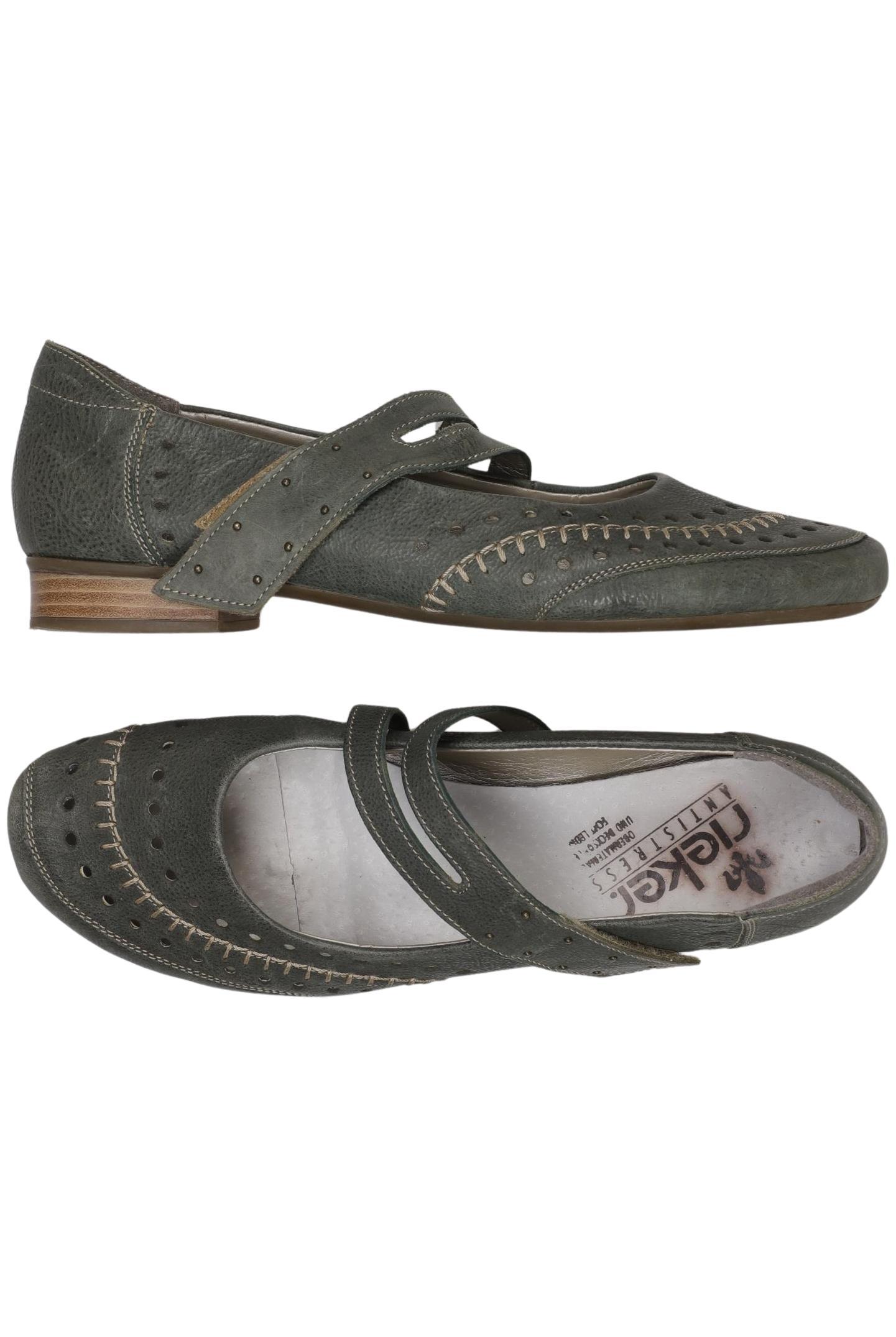

Rieker Damen Ballerinas, grün, Gr. 41