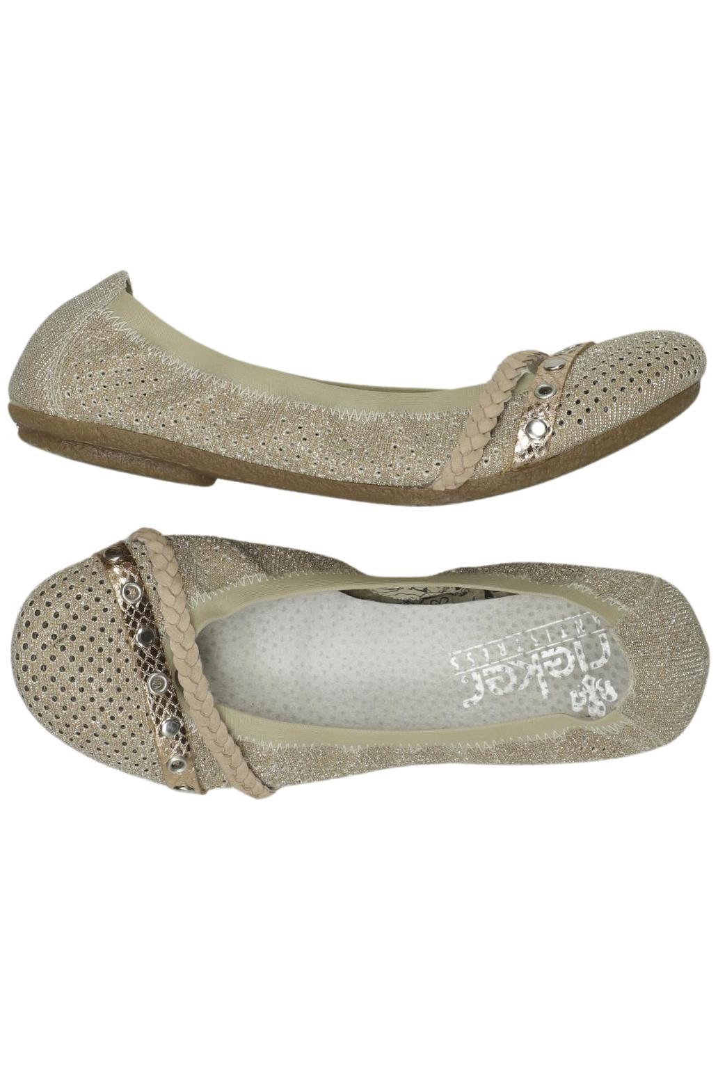 

Rieker Damen Ballerinas, beige, Gr. 37