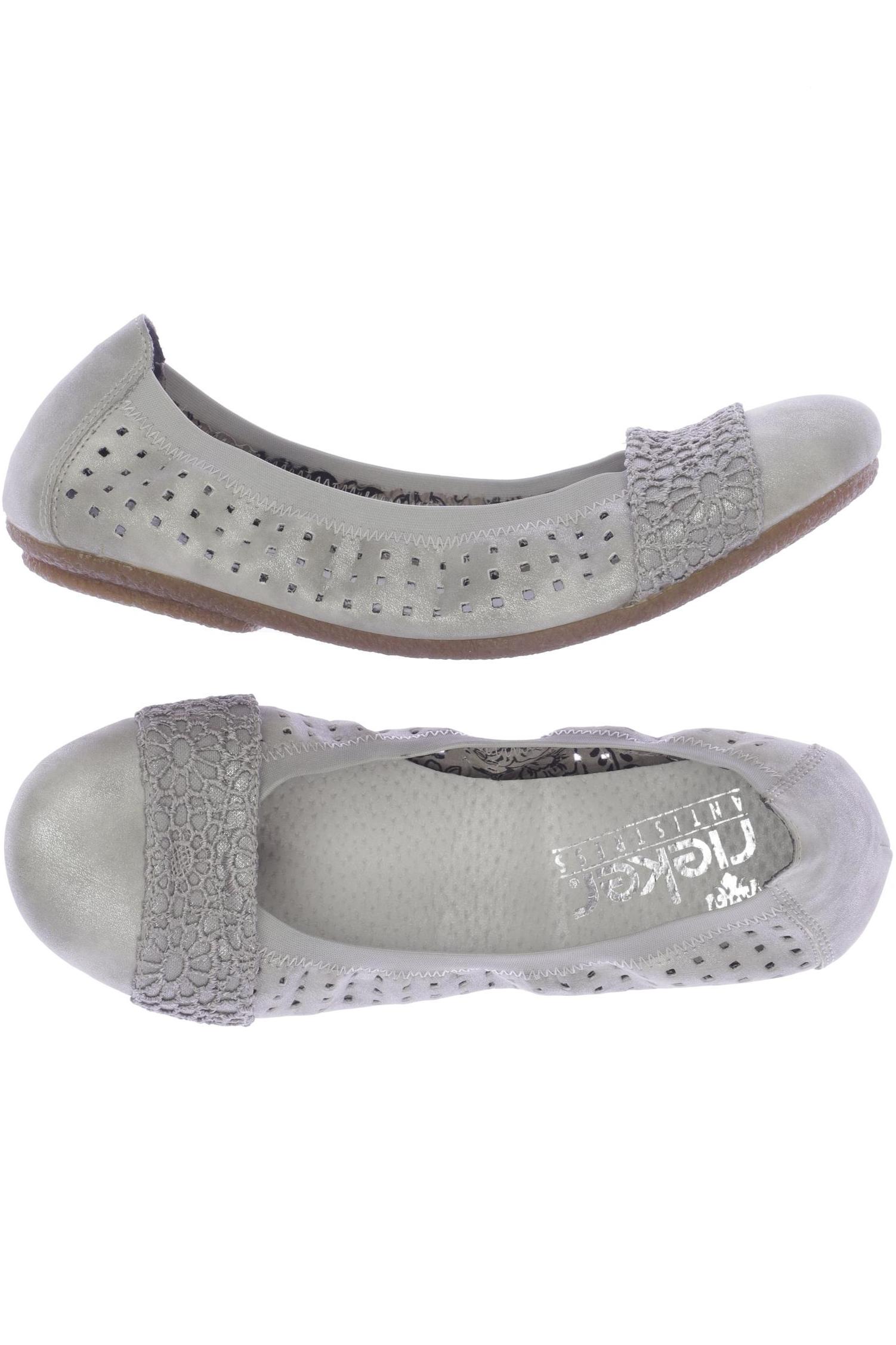 

Rieker Damen Ballerinas, grau, Gr. 37