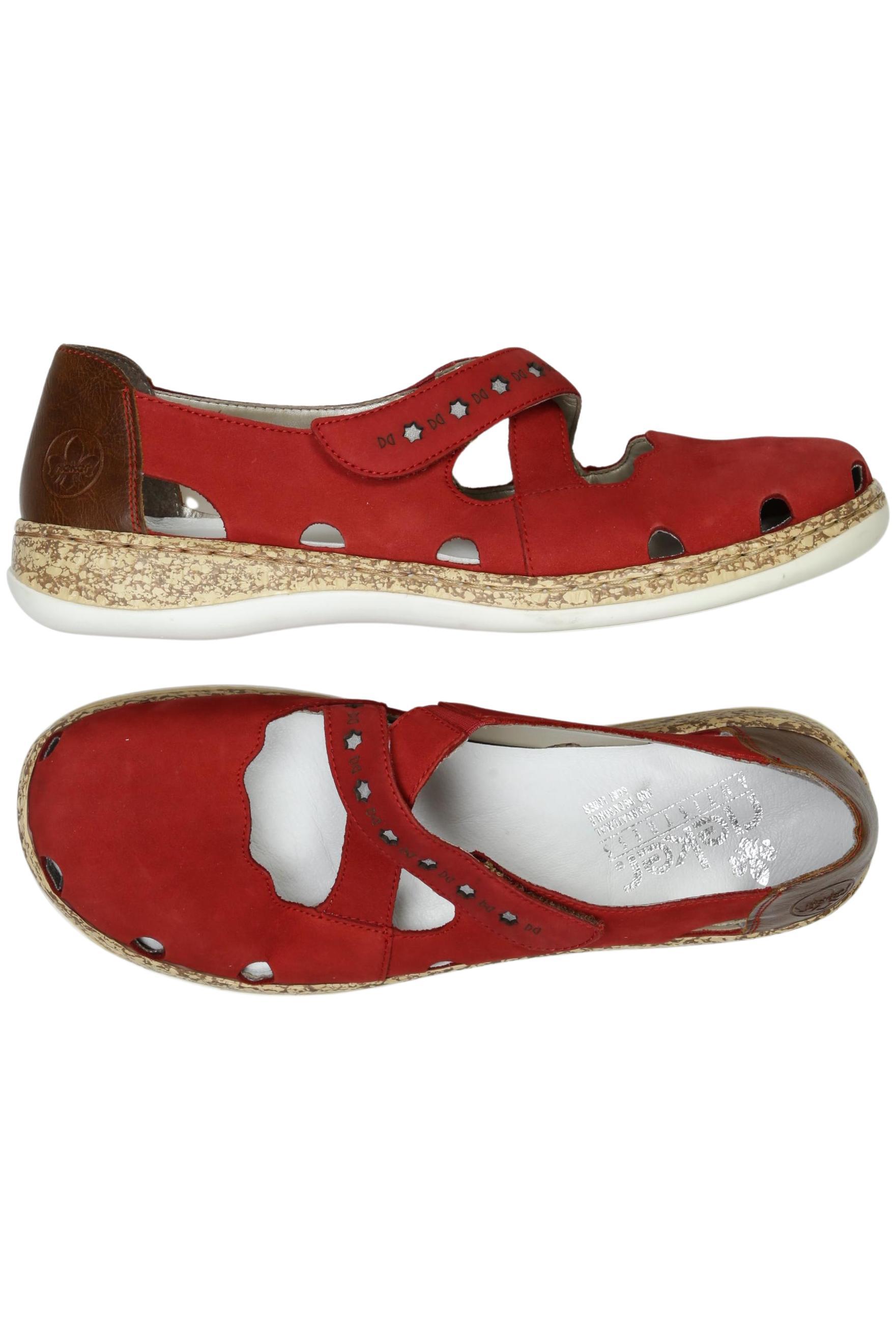 

Rieker Damen Ballerinas, rot, Gr. 41