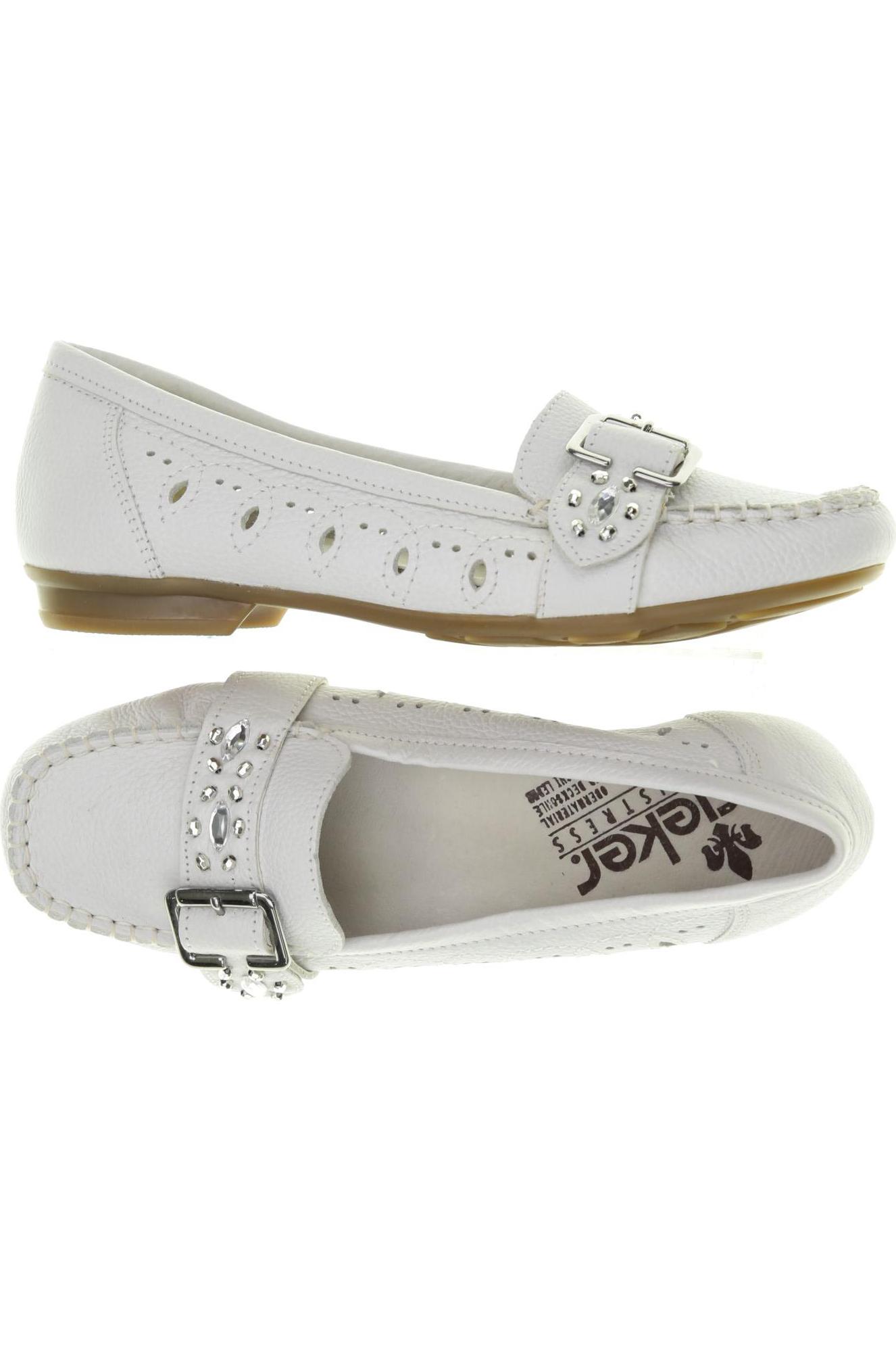 

Rieker Damen Halbschuh, weiß, Gr. 36