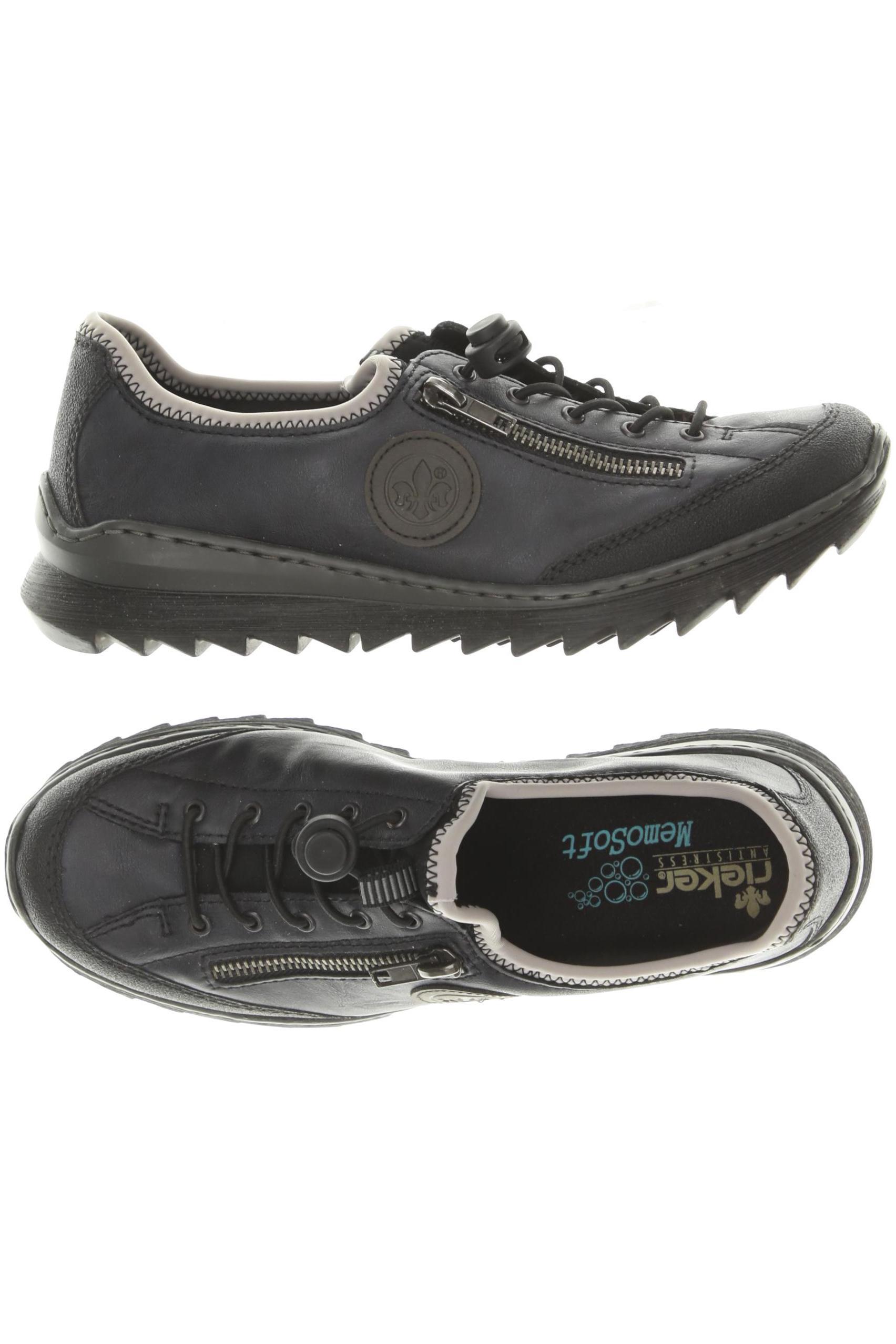 

Rieker Damen Halbschuh, blau, Gr. 38