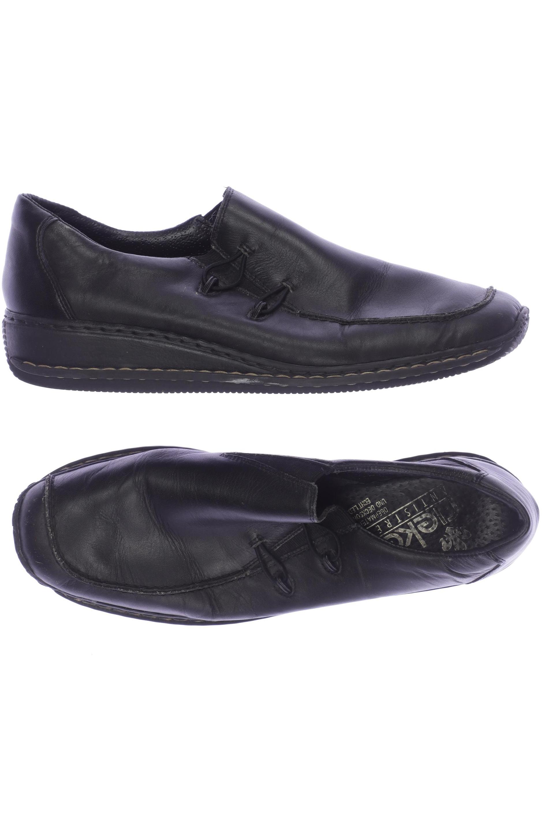

Rieker Damen Halbschuh, schwarz, Gr. 40