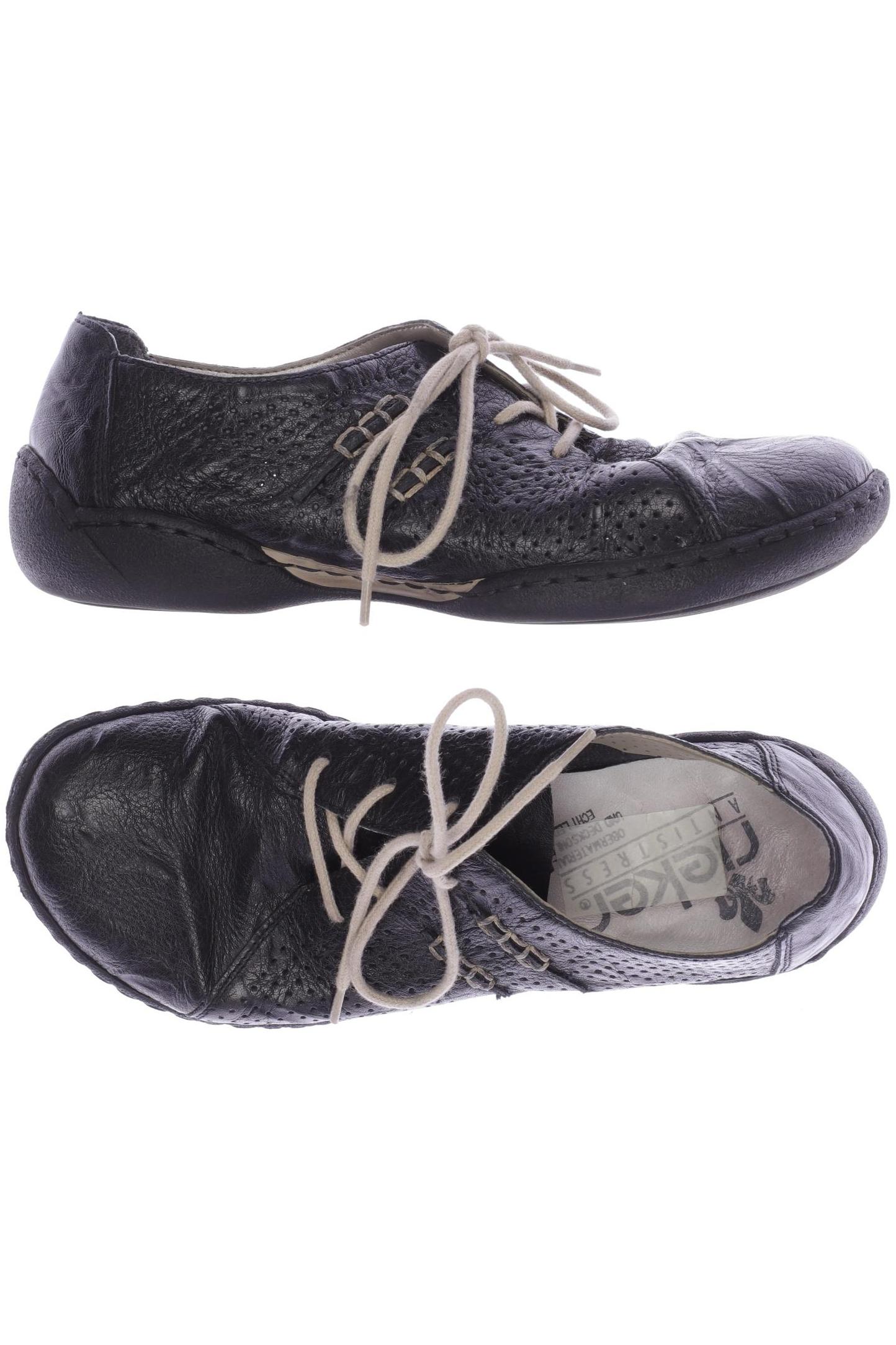 

Rieker Damen Halbschuh, schwarz, Gr. 36