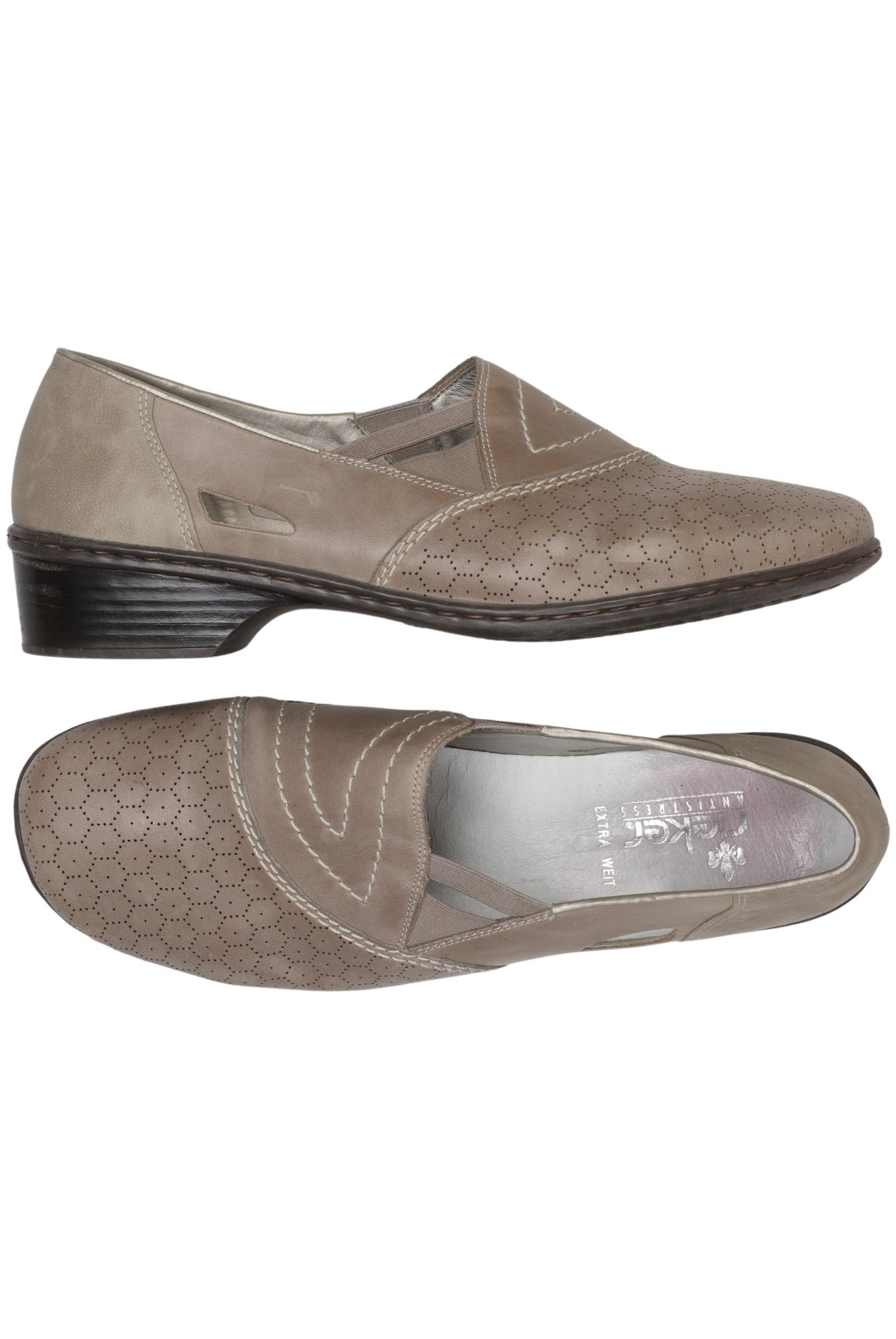 

Rieker Damen Halbschuh, beige, Gr. 42