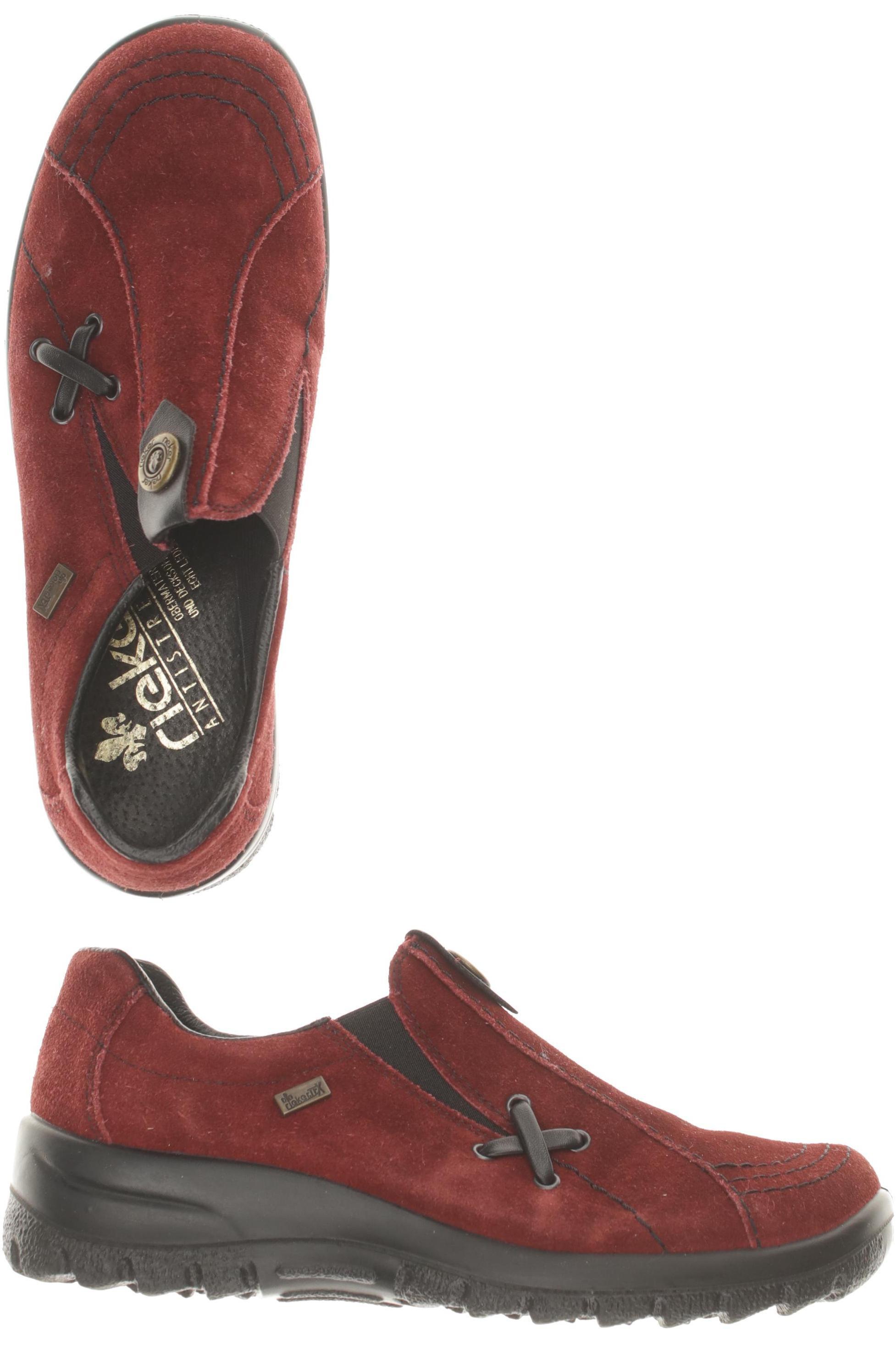 

Rieker Damen Halbschuh, rot, Gr. 36