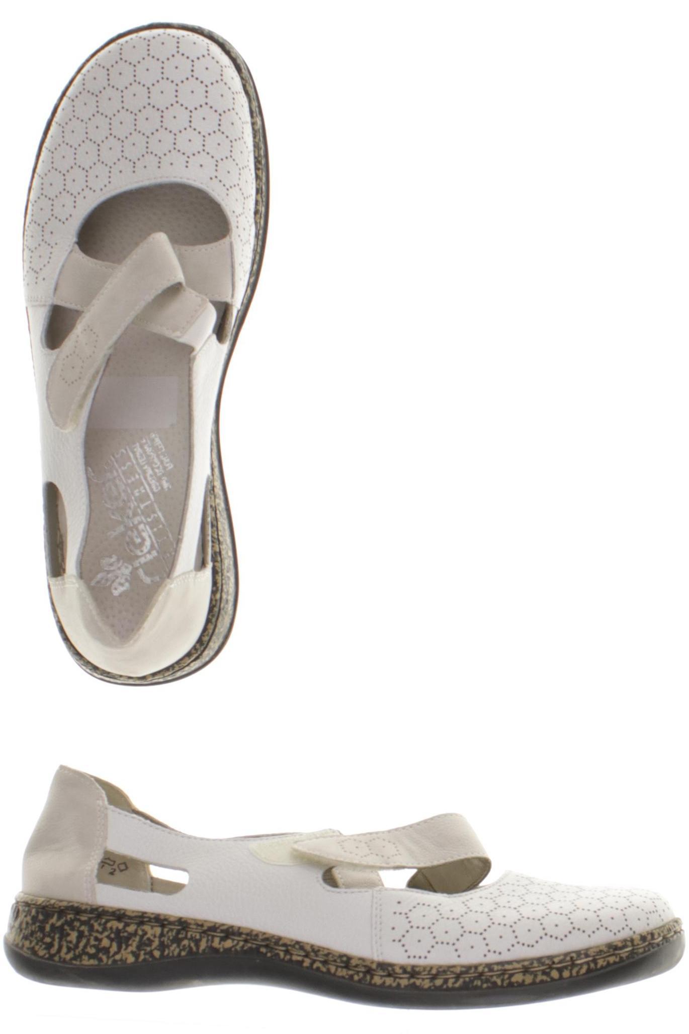 

Rieker Damen Halbschuh, weiß, Gr. 38