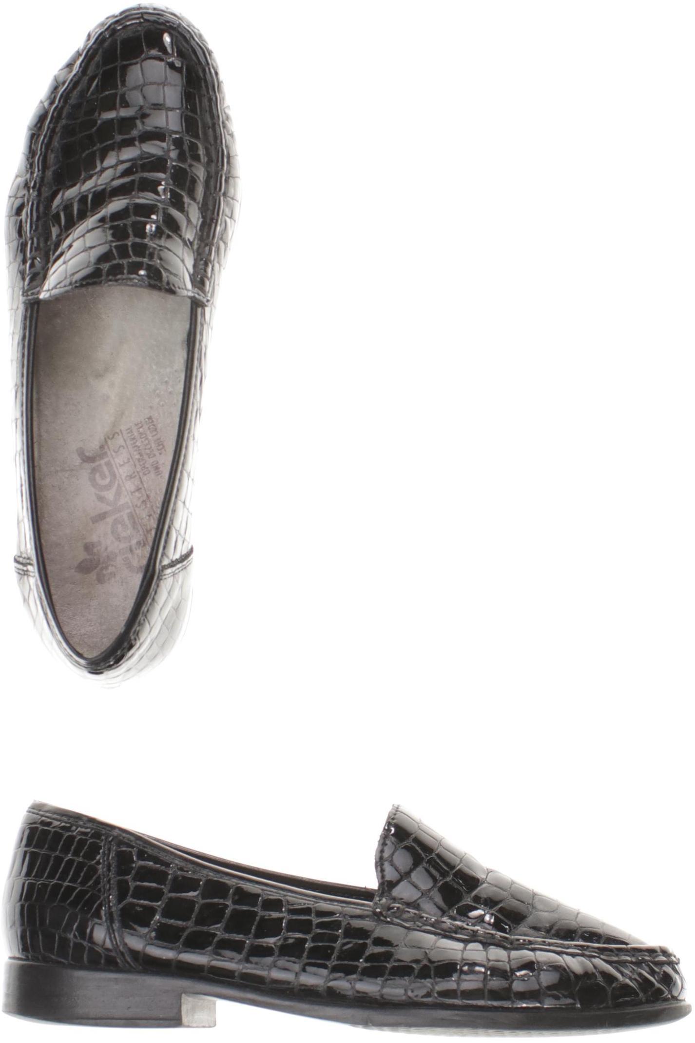 

Rieker Damen Halbschuh, schwarz, Gr. 5.5