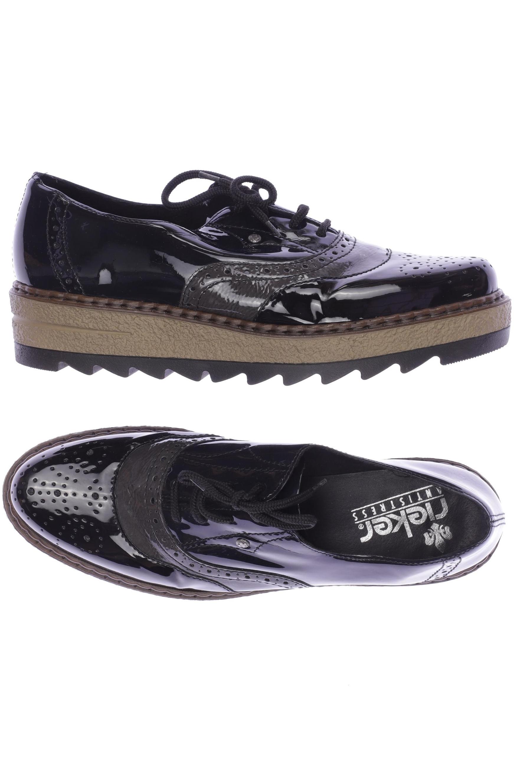 

Rieker Damen Halbschuh, schwarz, Gr. 41