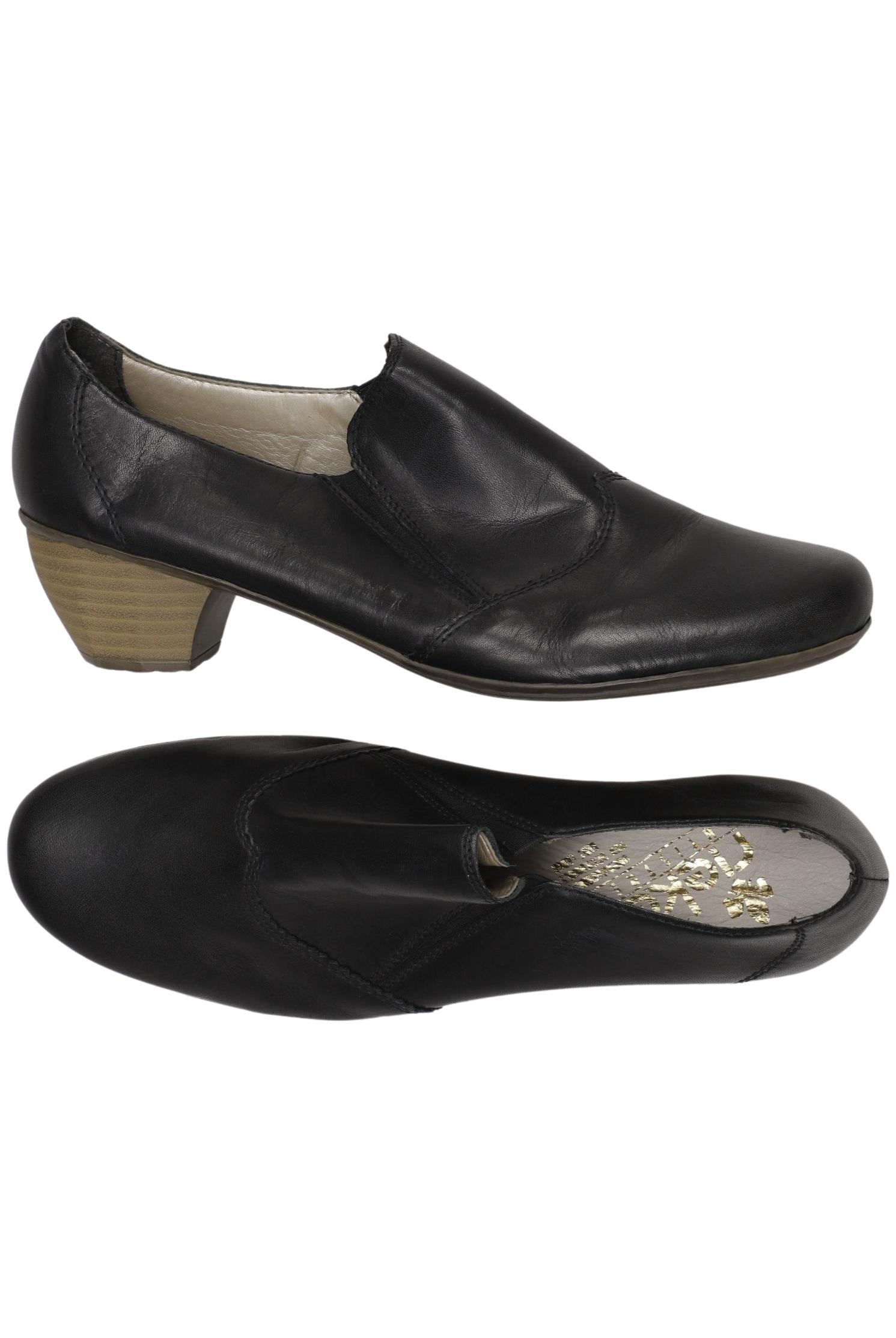 

Rieker Damen Halbschuh, schwarz, Gr. 39