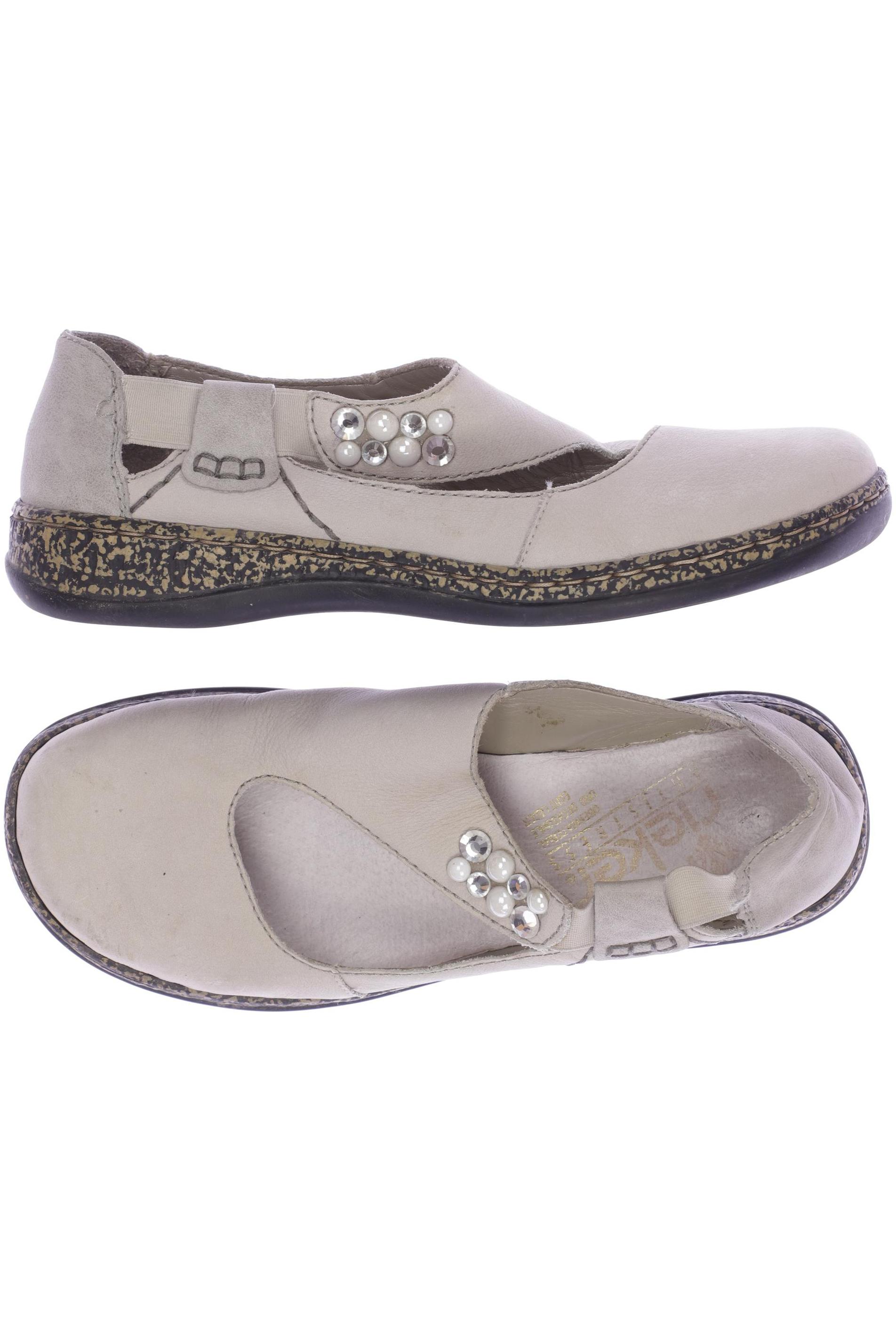 

Rieker Damen Halbschuh, grau, Gr. 38