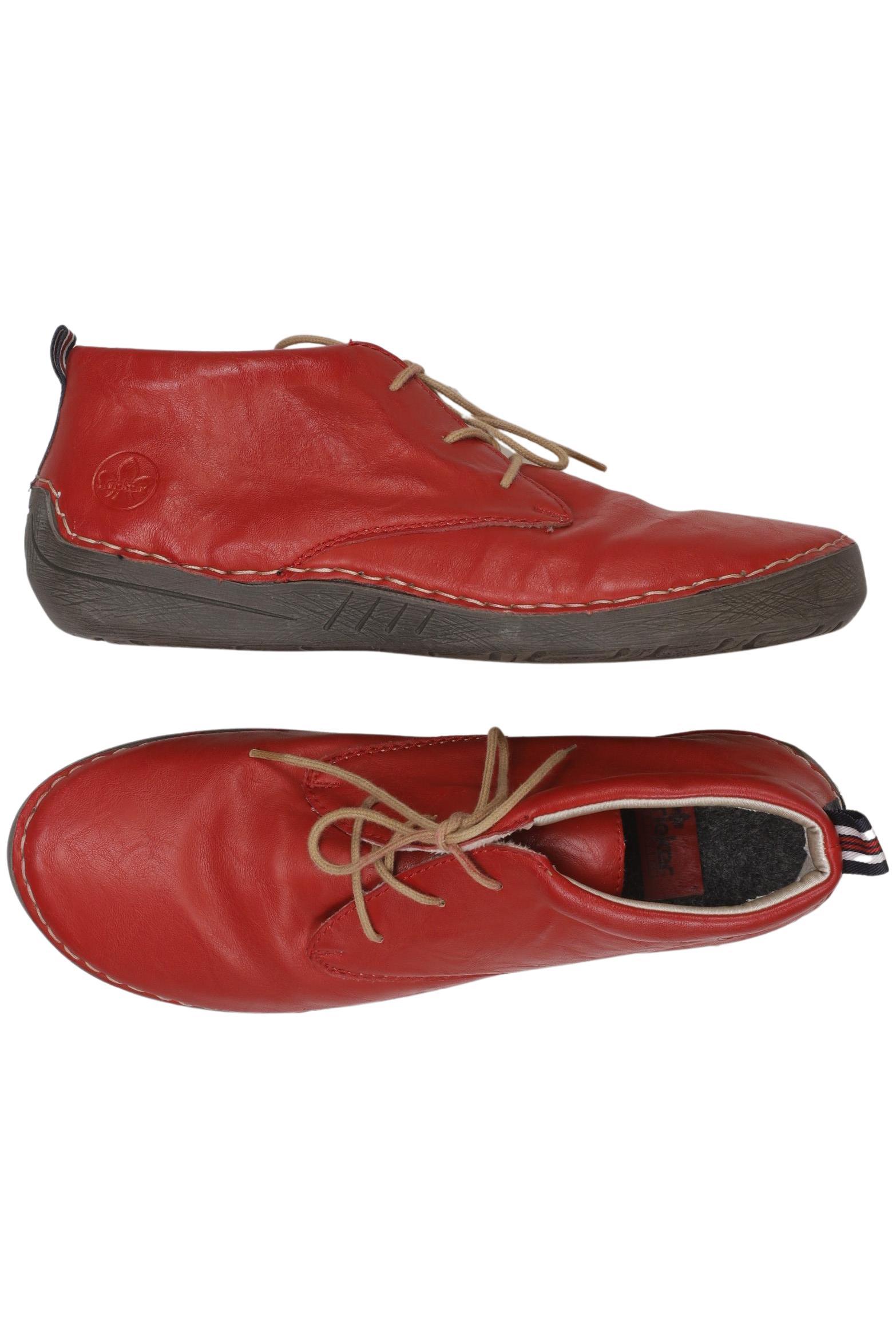 

Rieker Damen Halbschuh, rot, Gr. 41