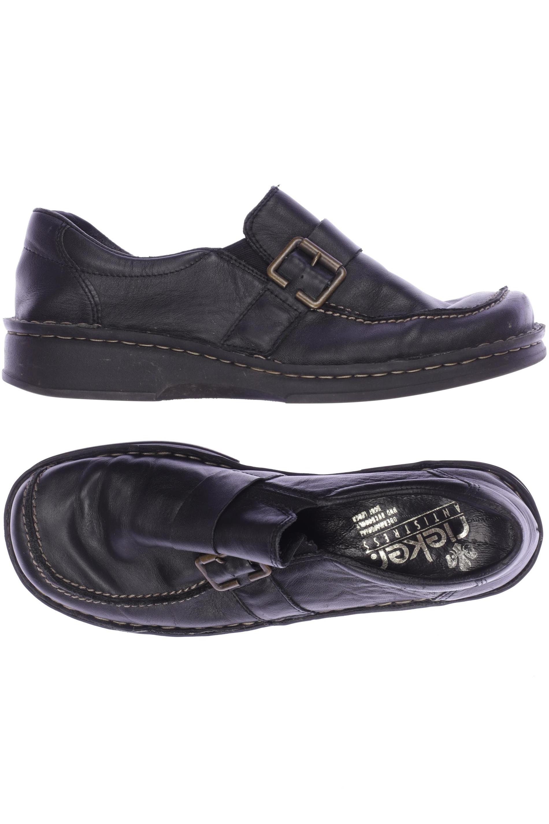 

Rieker Damen Halbschuh, schwarz, Gr. 40