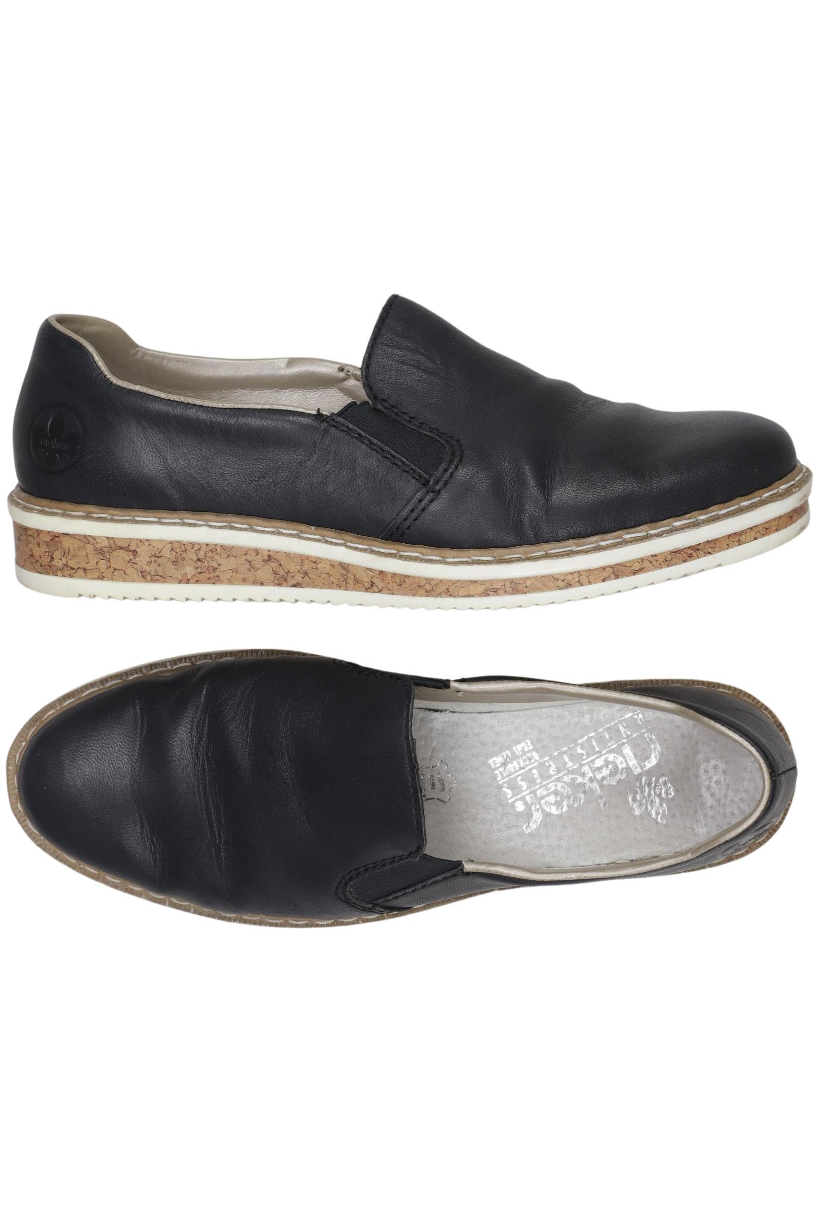 

Rieker Damen Halbschuh, schwarz, Gr. 38