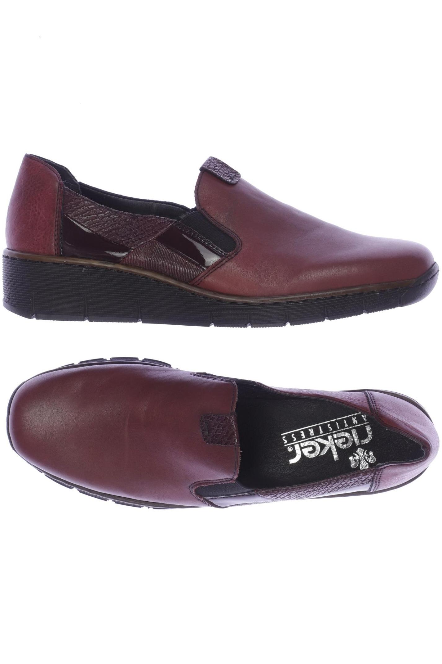 

Rieker Damen Halbschuh, bordeaux, Gr. 39