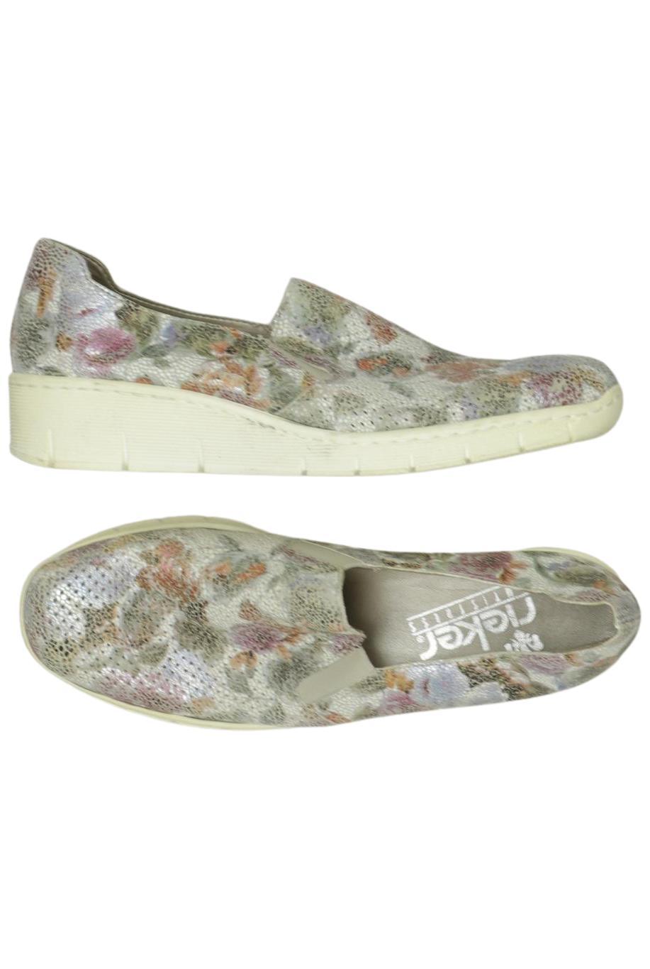 

Rieker Damen Halbschuh, silber, Gr. 39