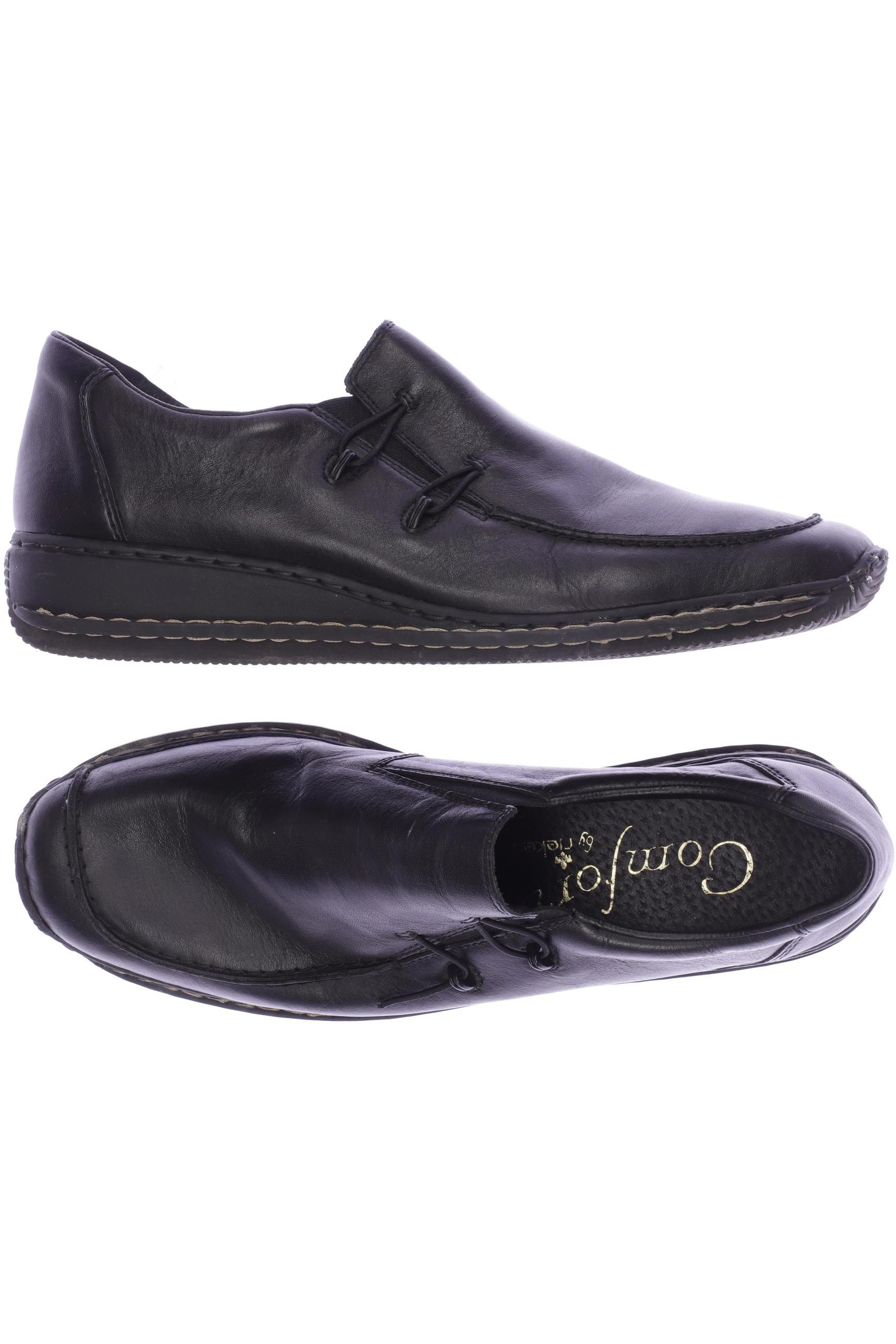 

Rieker Damen Halbschuh, schwarz, Gr. 41