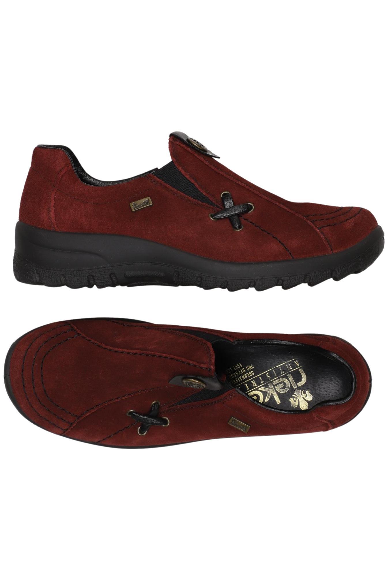 

Rieker Damen Halbschuh, rot, Gr. 37