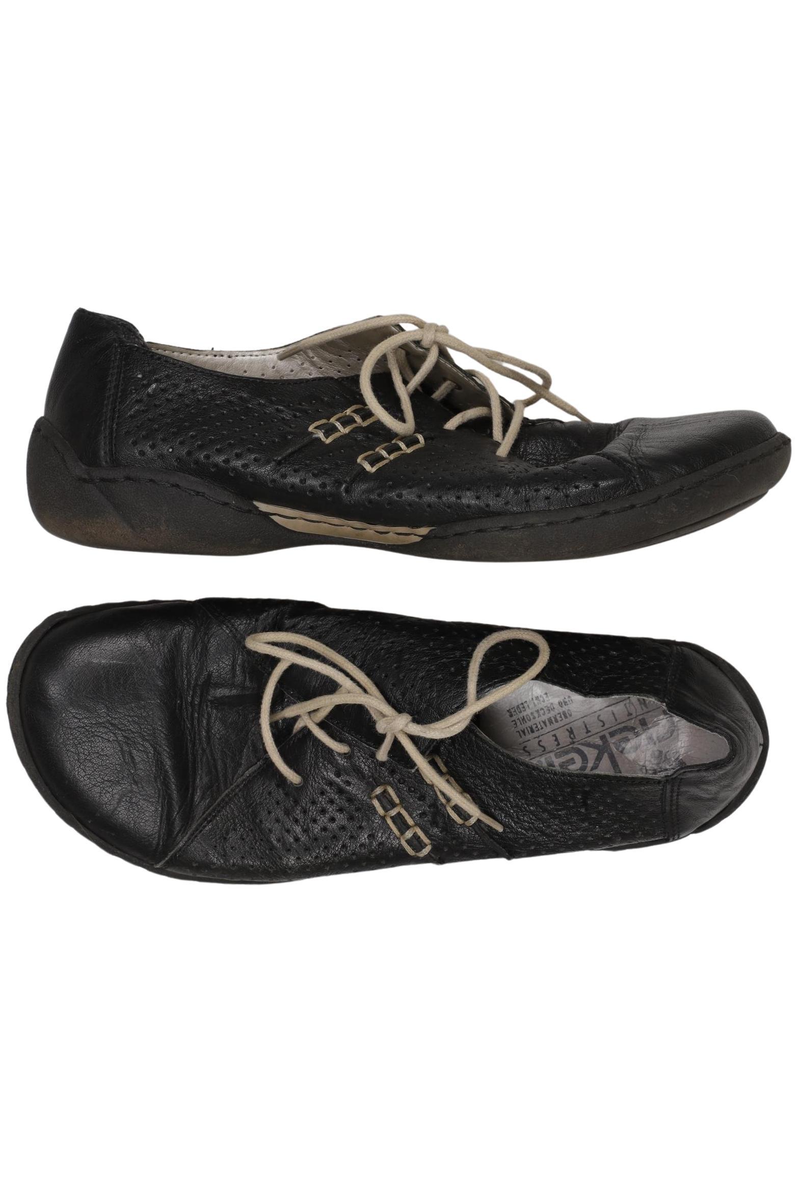 

Rieker Damen Halbschuh, schwarz, Gr. 38