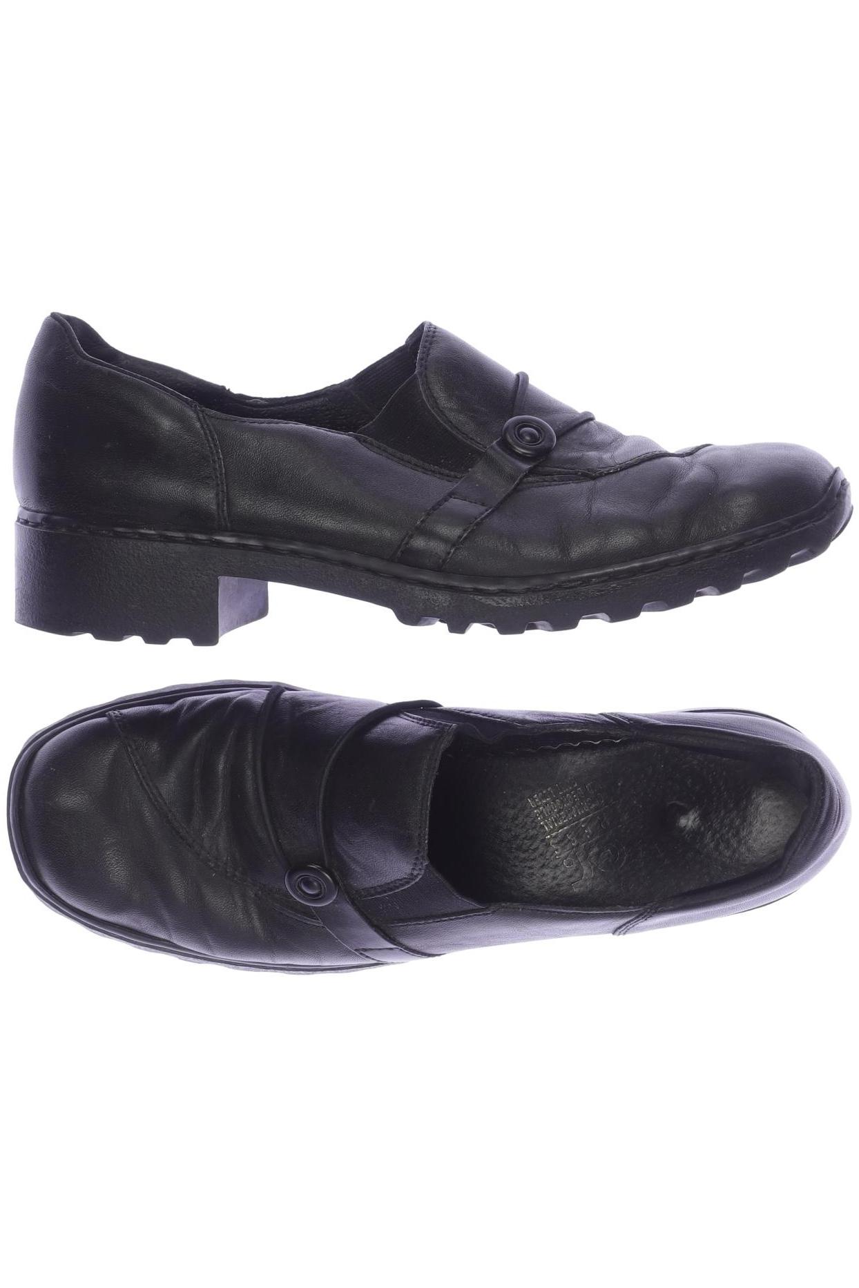 

Rieker Damen Halbschuh, schwarz, Gr. 38
