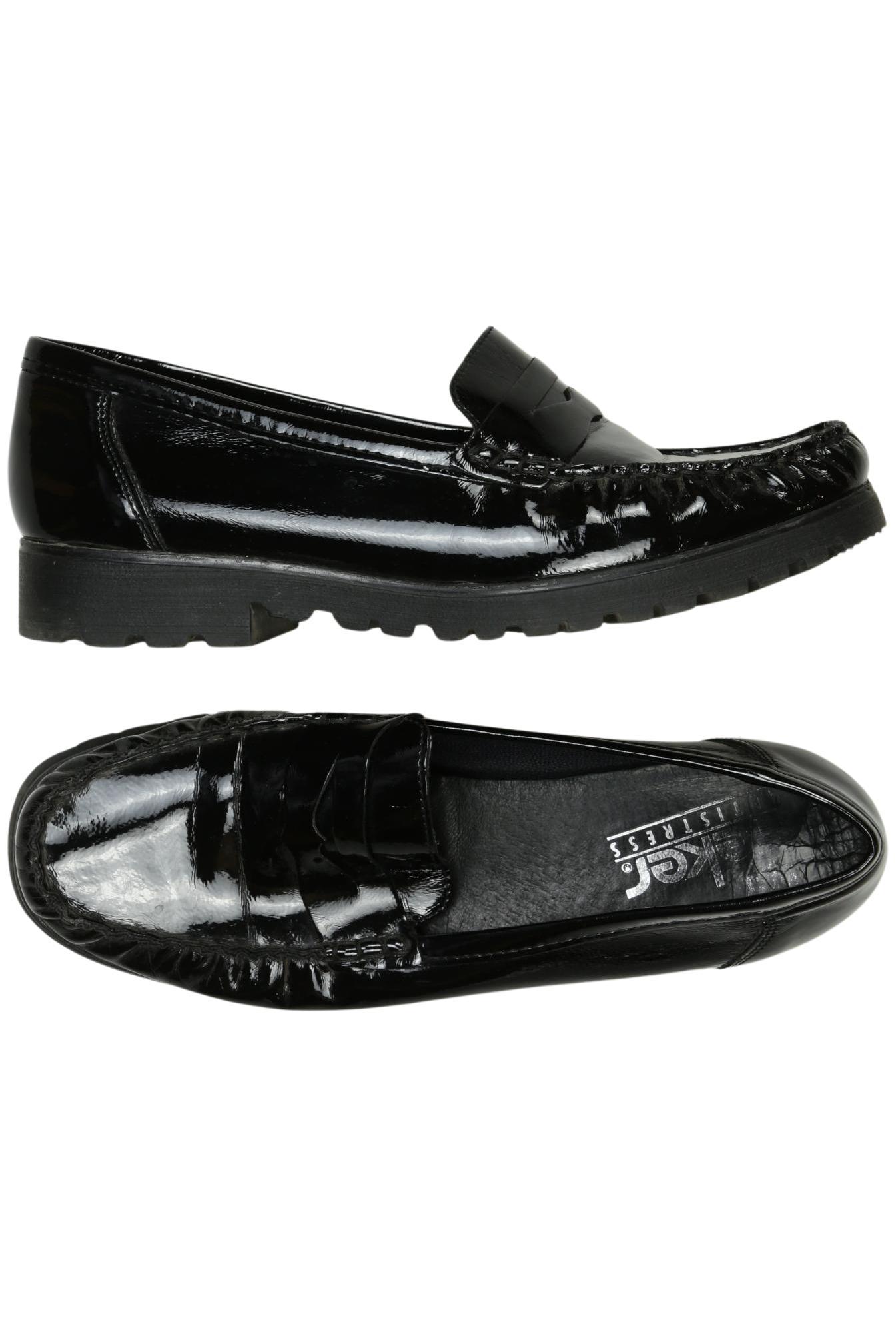 

Rieker Damen Halbschuh, schwarz, Gr. 39