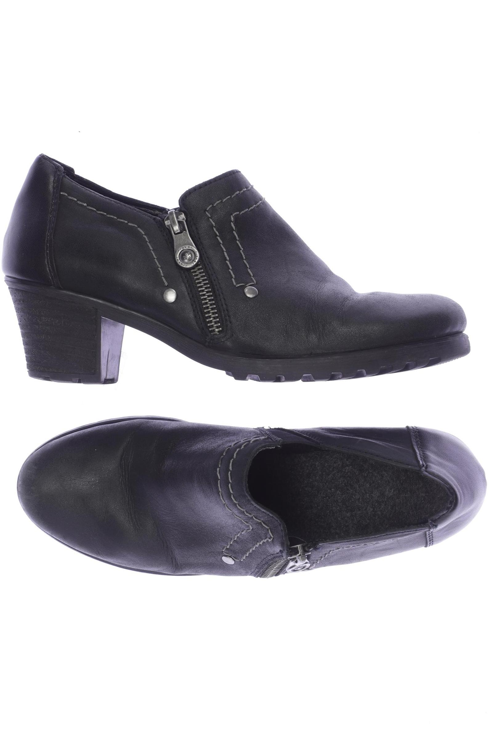 

Rieker Damen Halbschuh, schwarz, Gr. 36