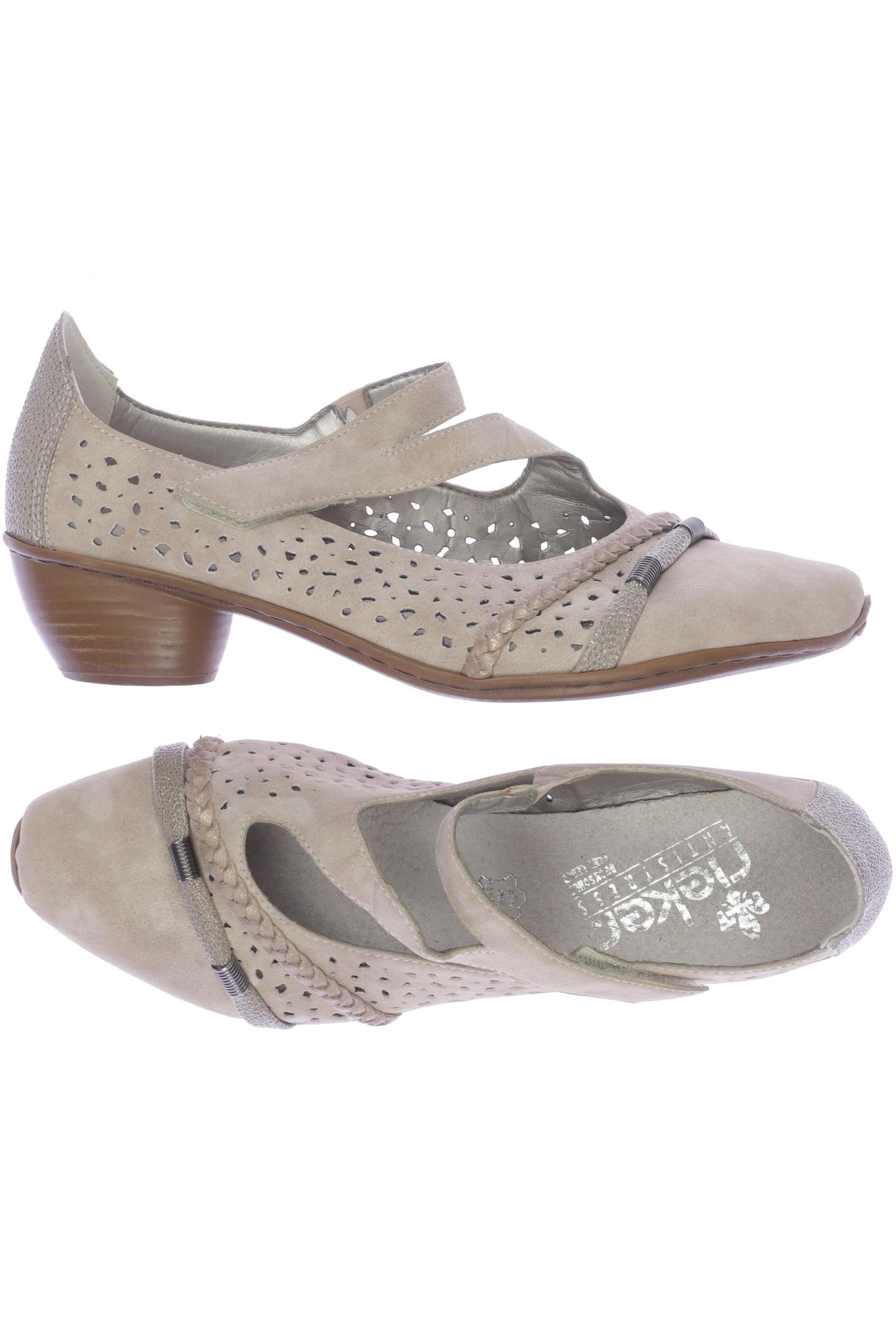 

Rieker Damen Halbschuh, beige, Gr. 39