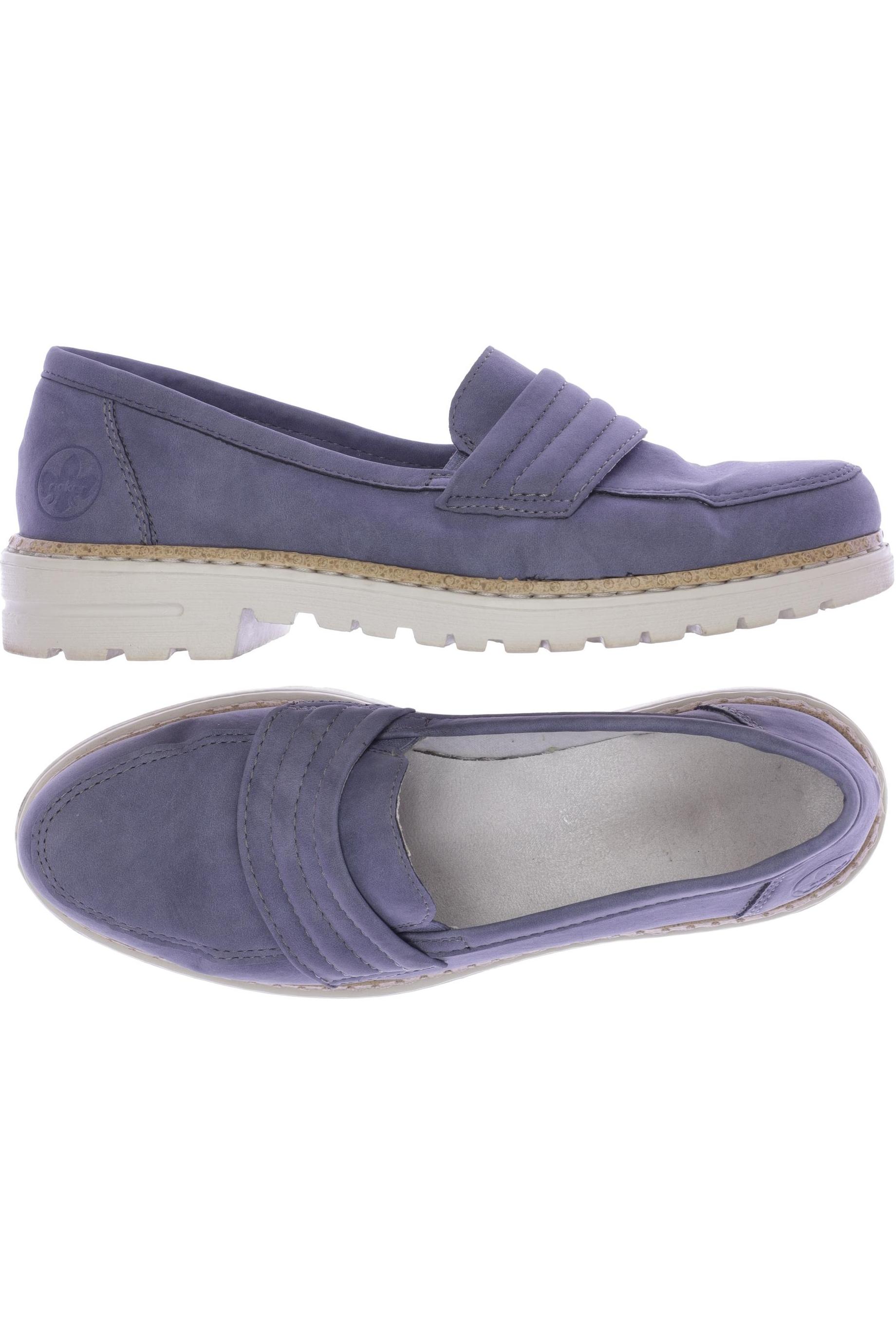 

Rieker Damen Halbschuh, blau, Gr. 37