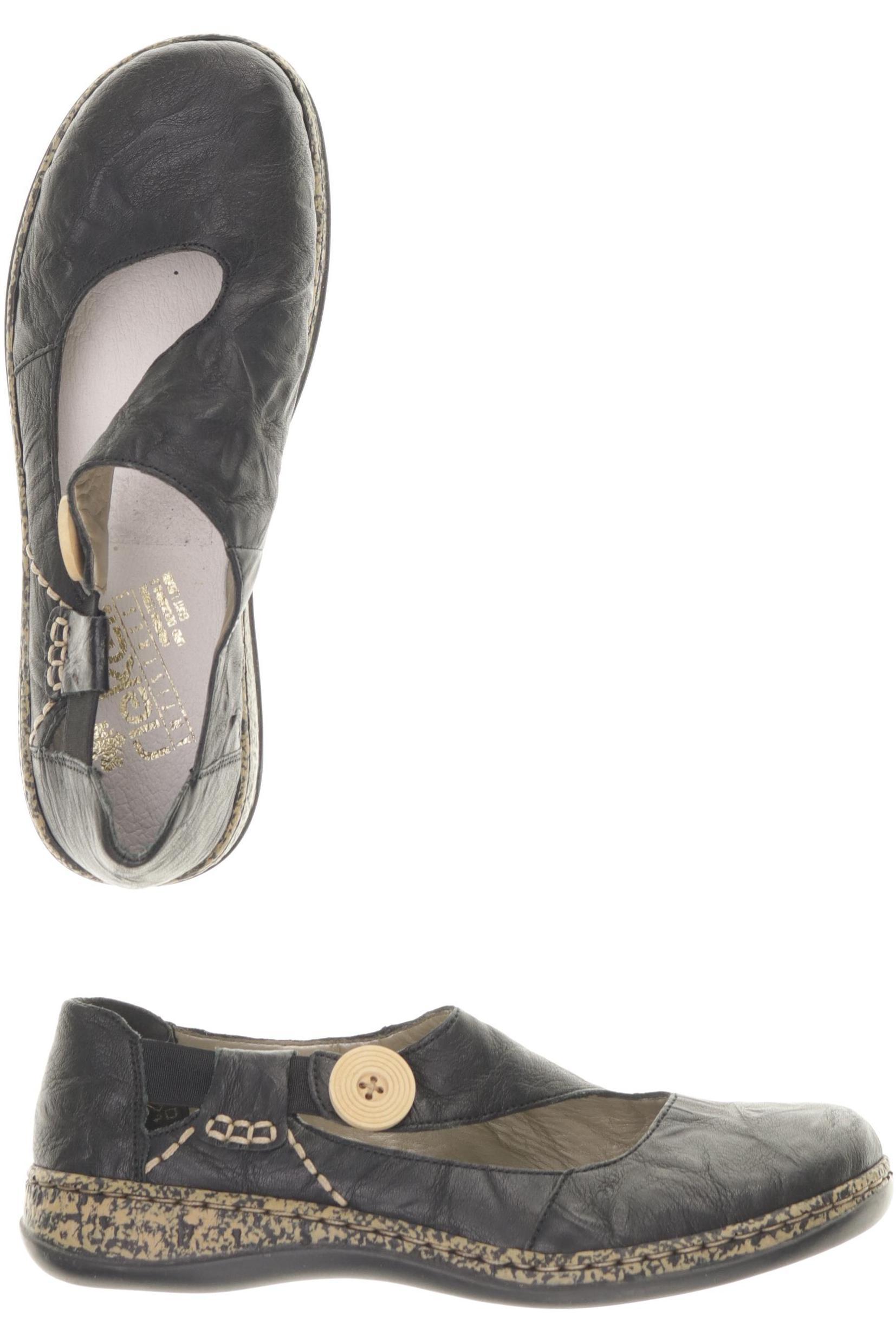 

Rieker Damen Halbschuh, blau, Gr. 38