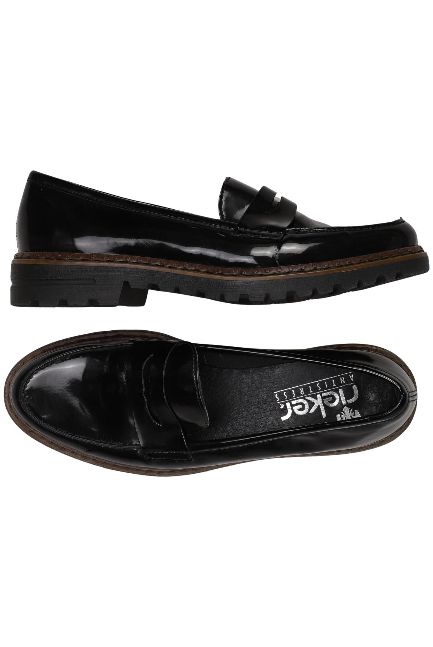 

Rieker Damen Halbschuh, schwarz, Gr. 39