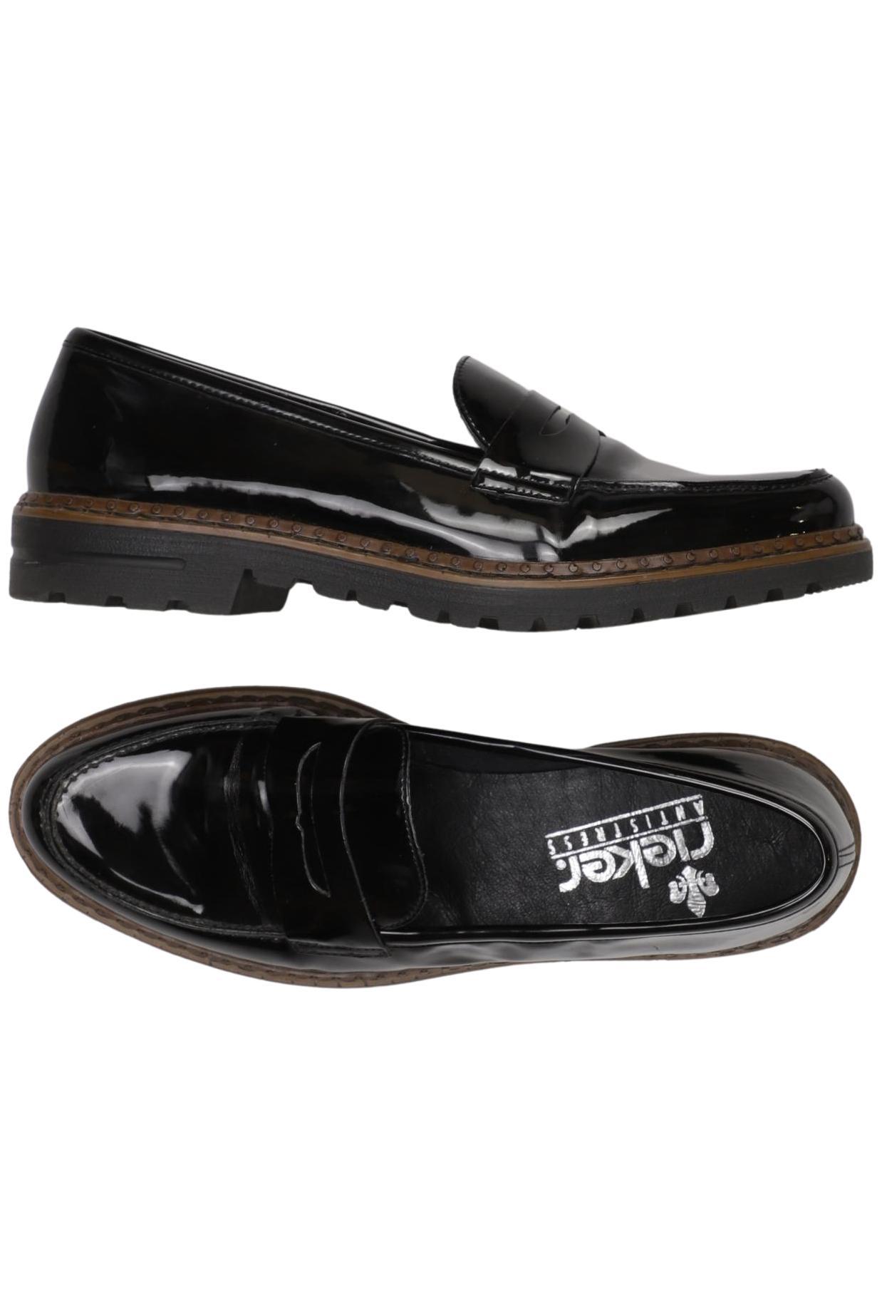 

Rieker Damen Halbschuh, schwarz, Gr. 40