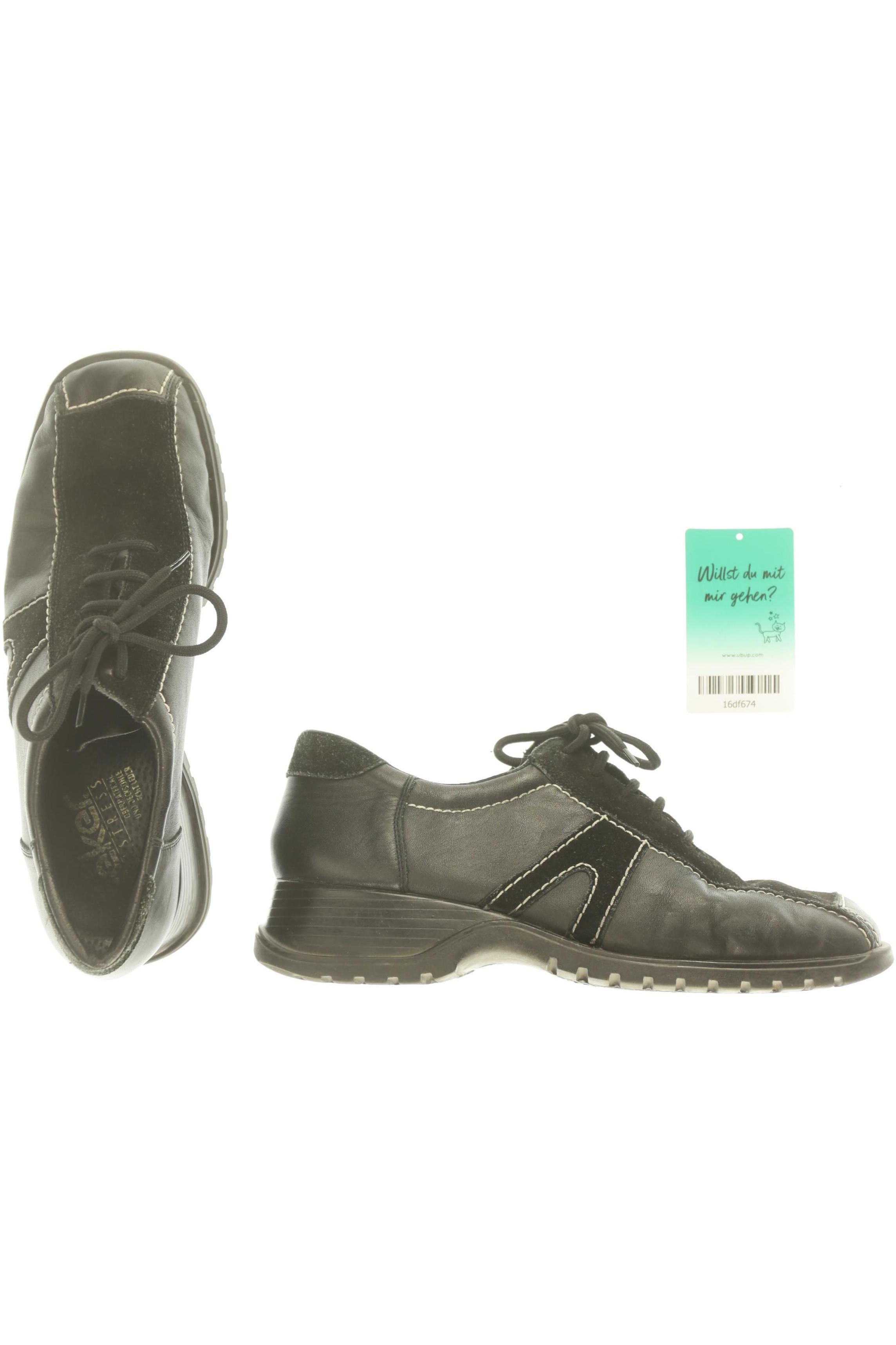 

Rieker Damen Halbschuh, schwarz, Gr. 40