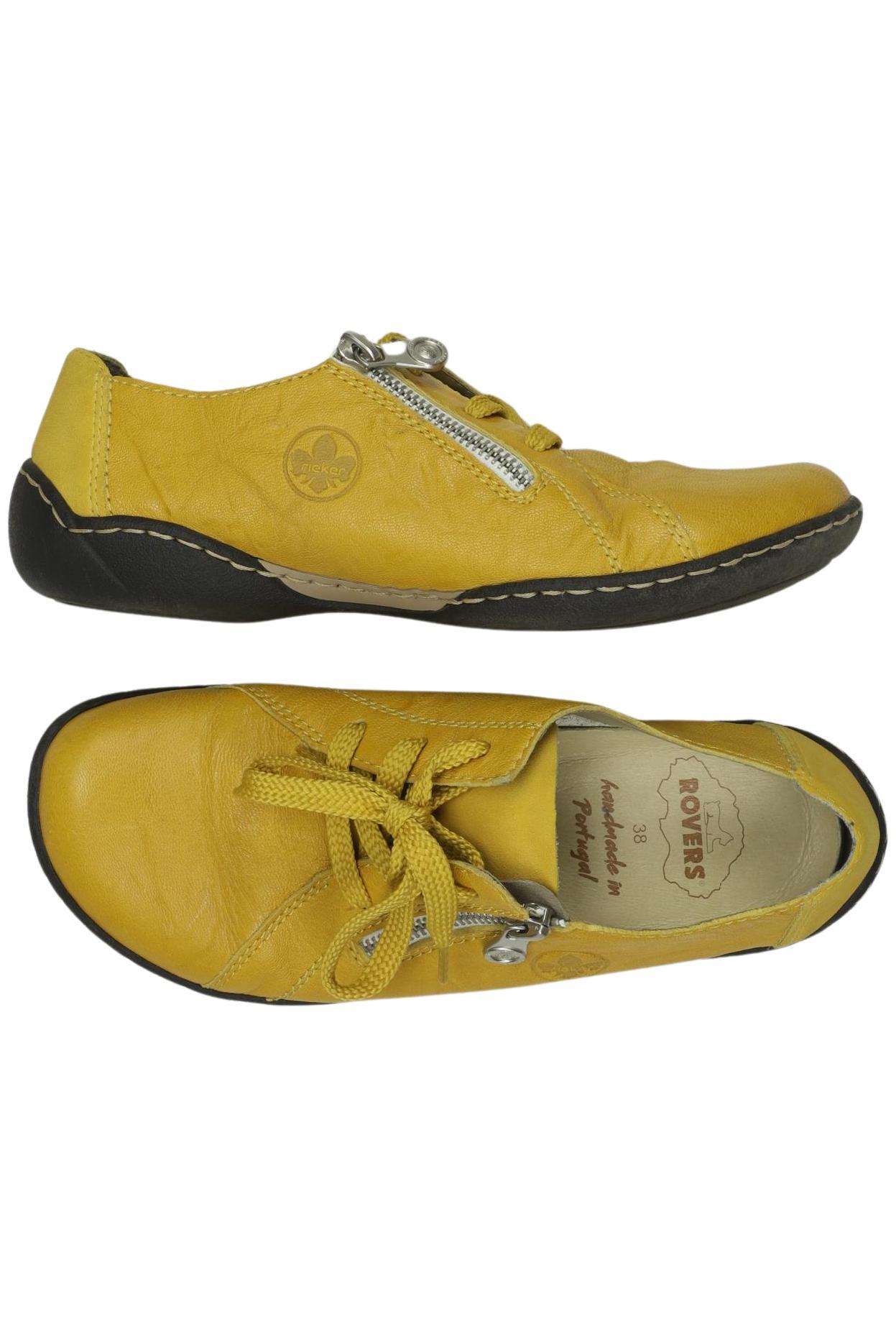 

Rieker Damen Halbschuh, gelb, Gr. 38