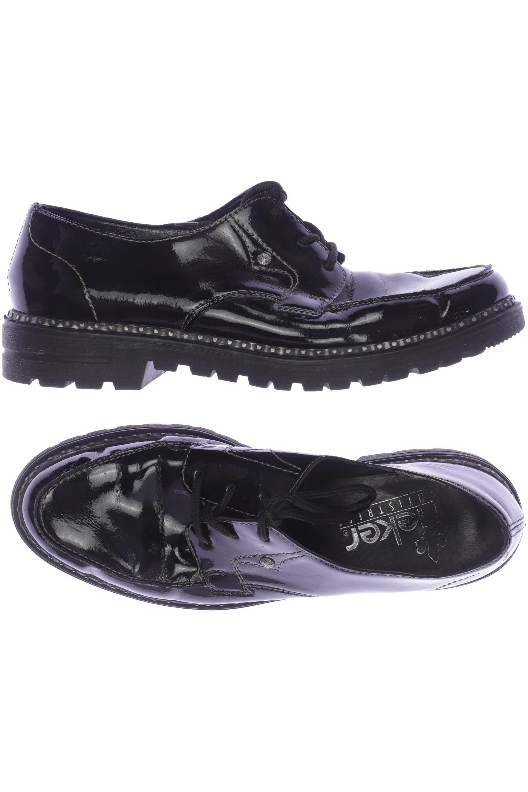 

Rieker Damen Halbschuh, schwarz, Gr. 38