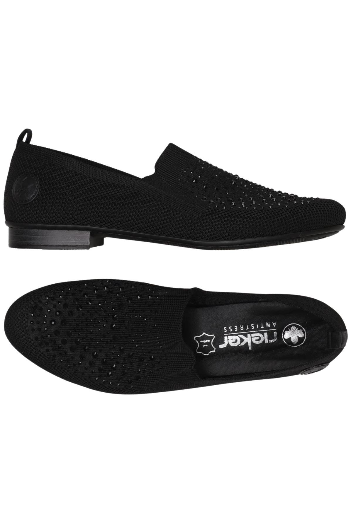 

Rieker Damen Halbschuh, schwarz, Gr. 40