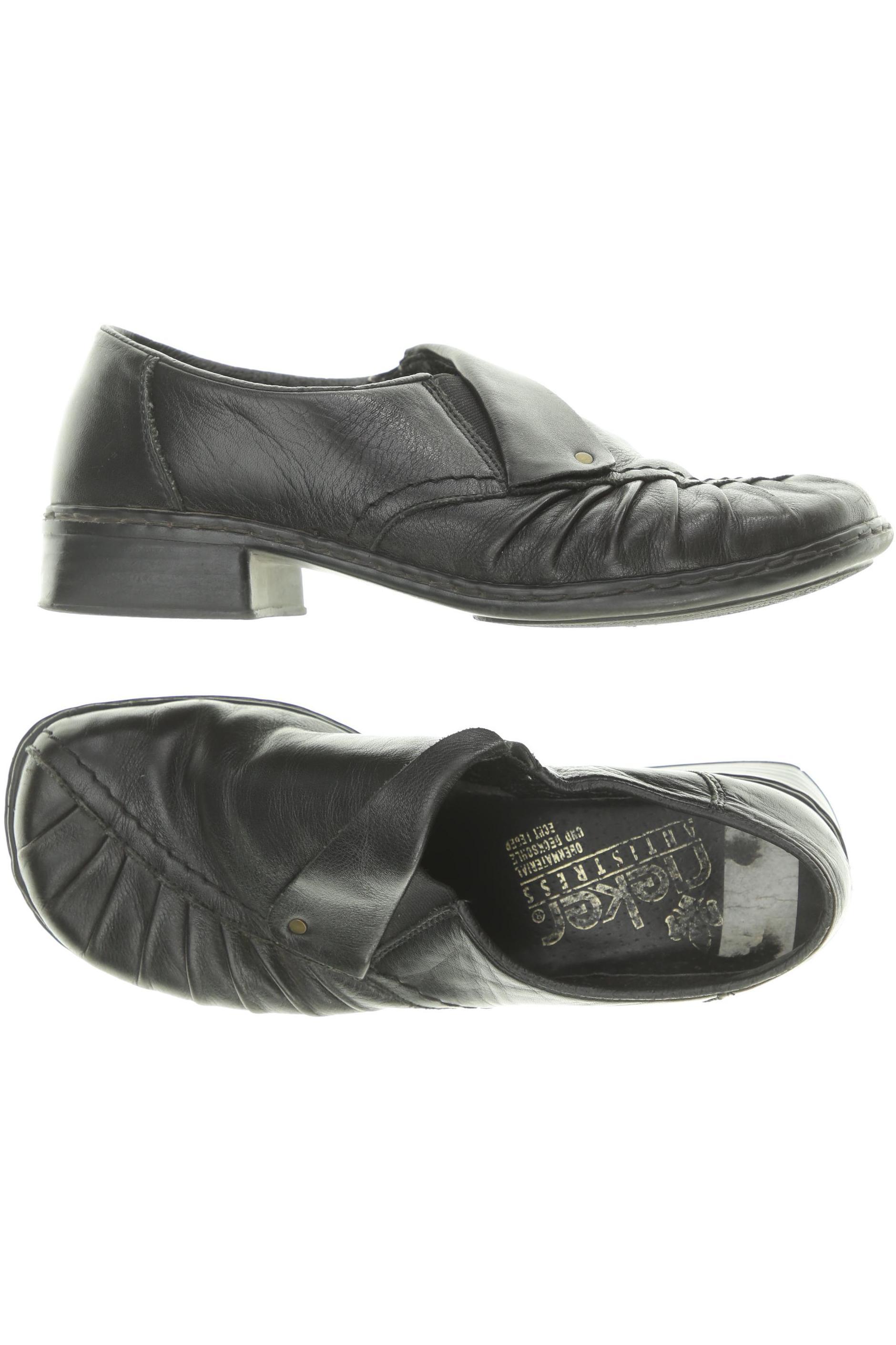 

Rieker Damen Halbschuh, schwarz, Gr. 36