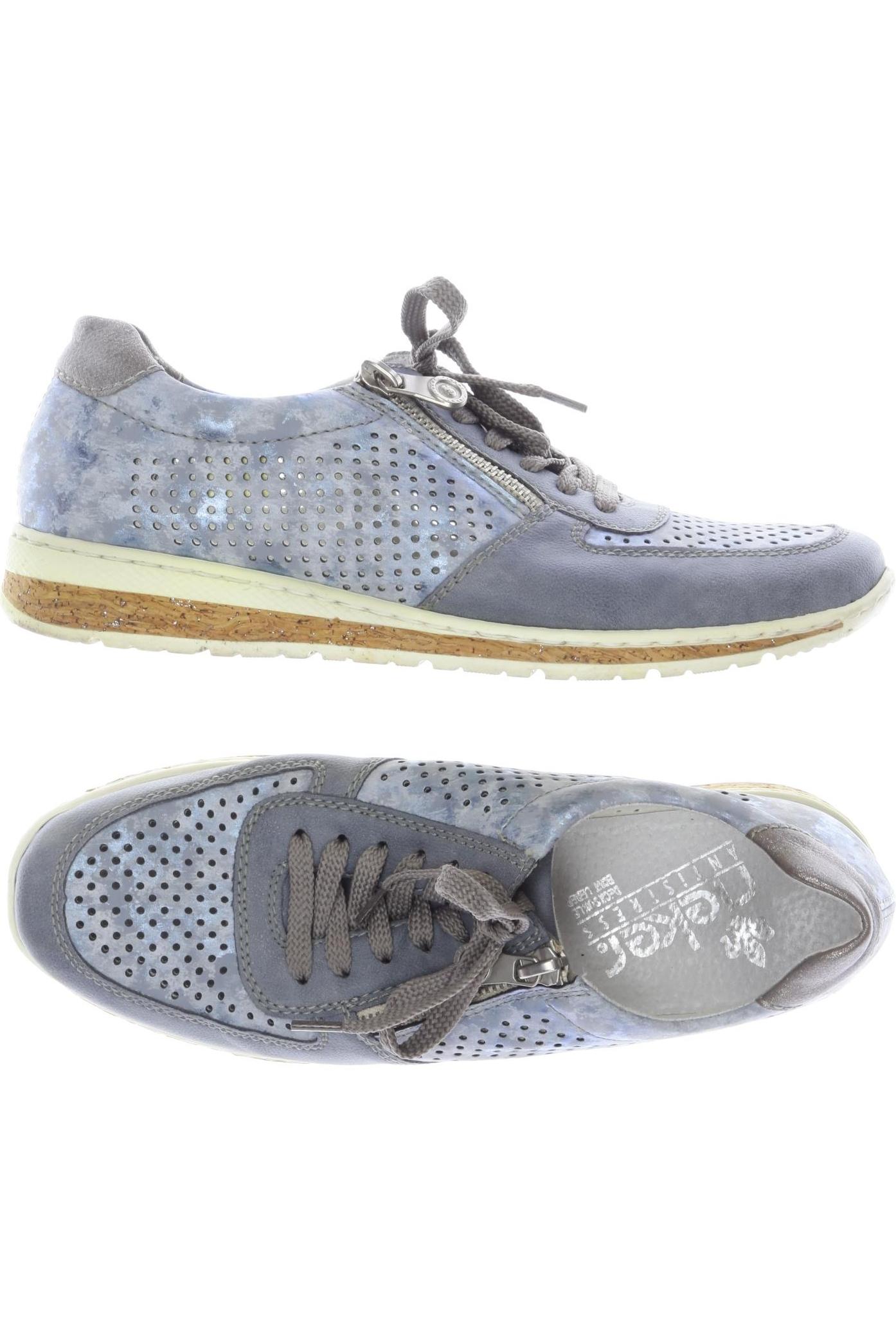 

Rieker Damen Halbschuh, blau, Gr. 39
