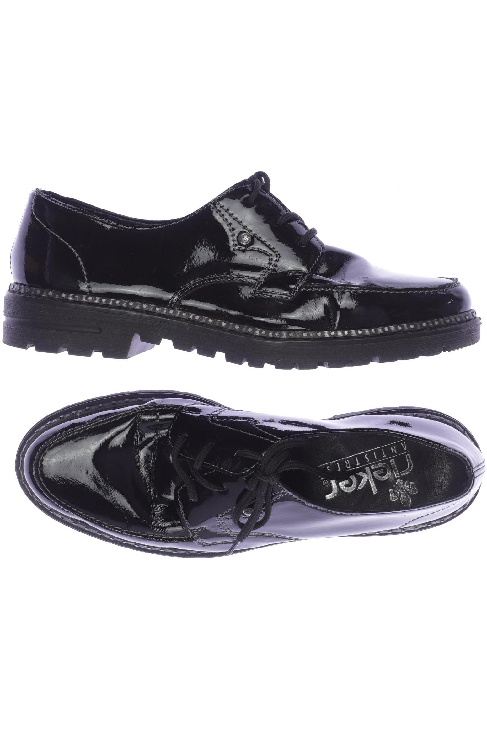 

Rieker Damen Halbschuh, schwarz, Gr. 38