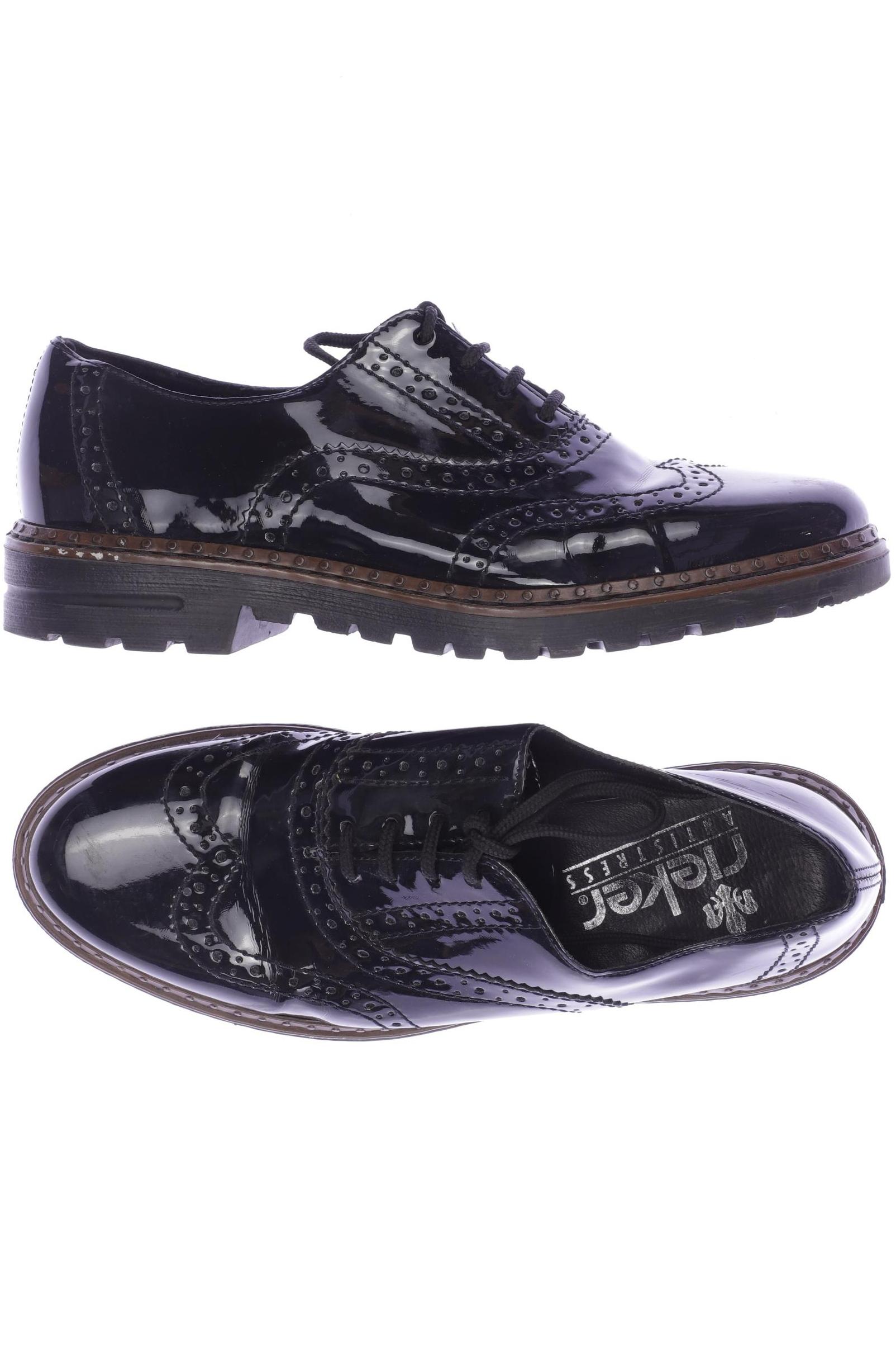 

Rieker Damen Halbschuh, schwarz, Gr. 37
