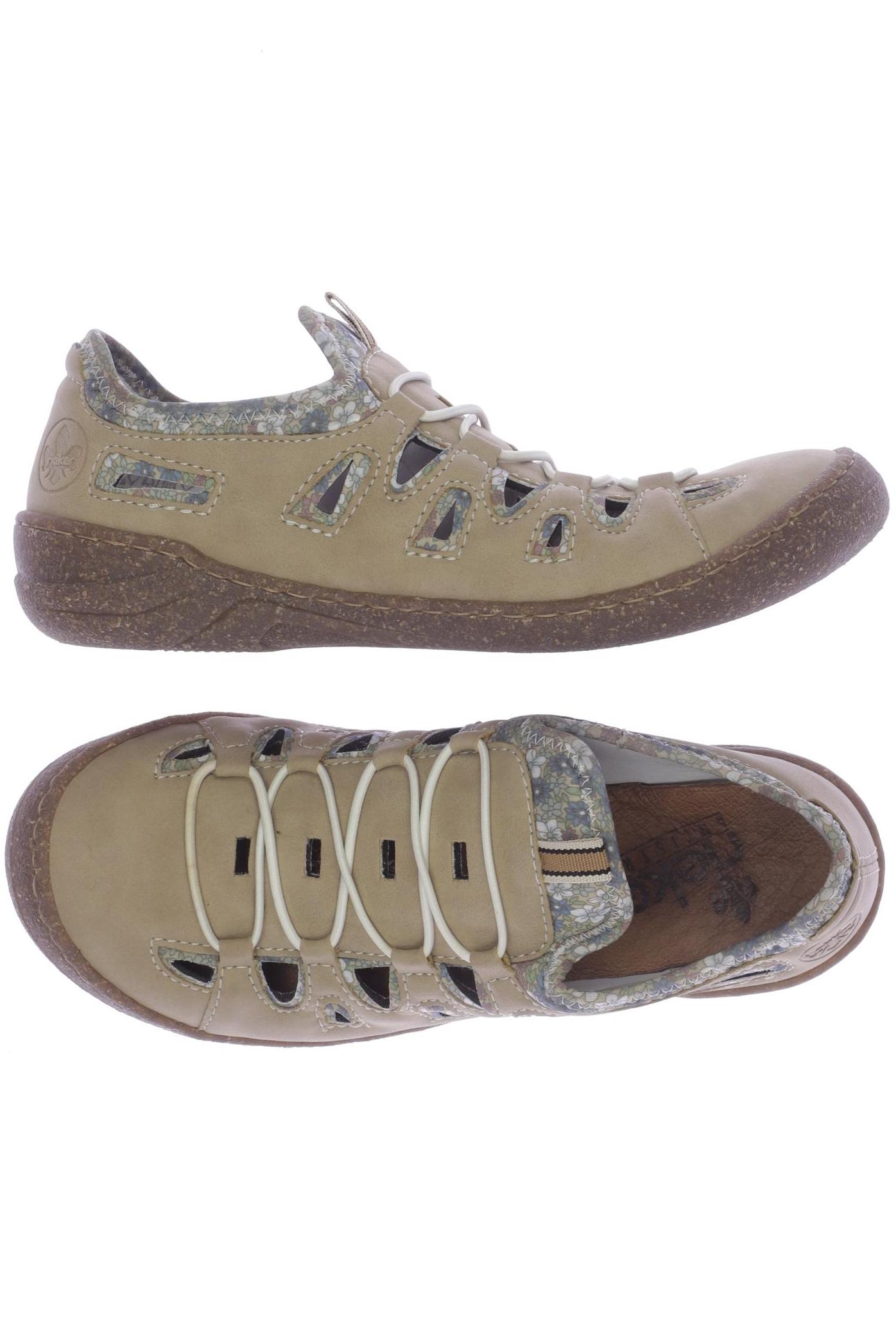 

Rieker Damen Halbschuh, beige, Gr. 38