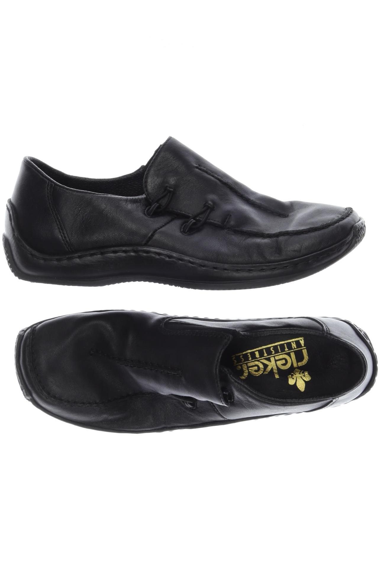 

Rieker Damen Halbschuh, schwarz, Gr. 38