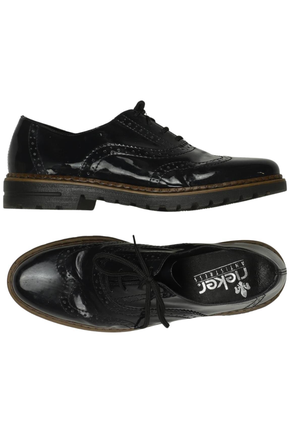 

Rieker Damen Halbschuh, schwarz, Gr. 41
