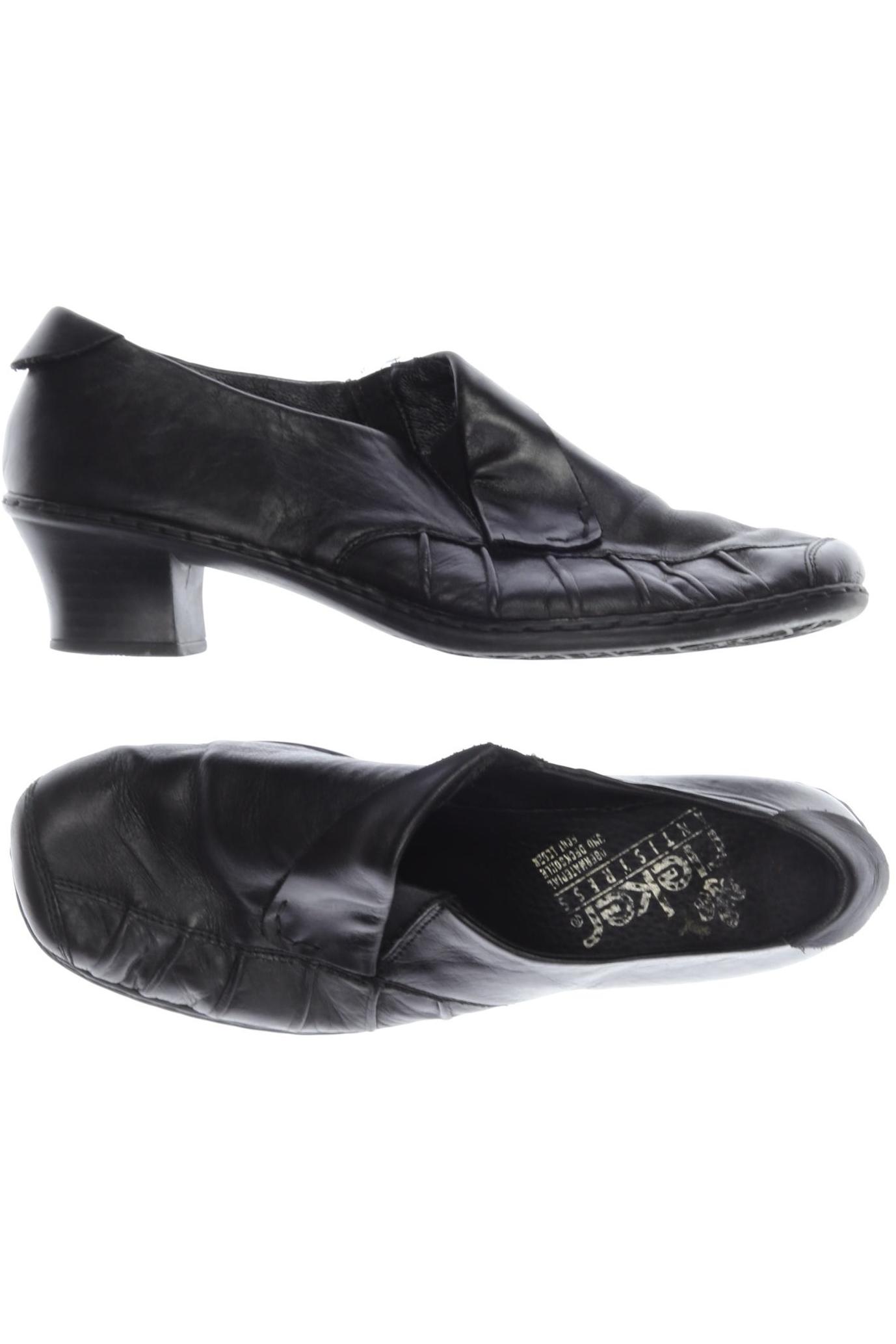 

Rieker Damen Halbschuh, schwarz, Gr. 40